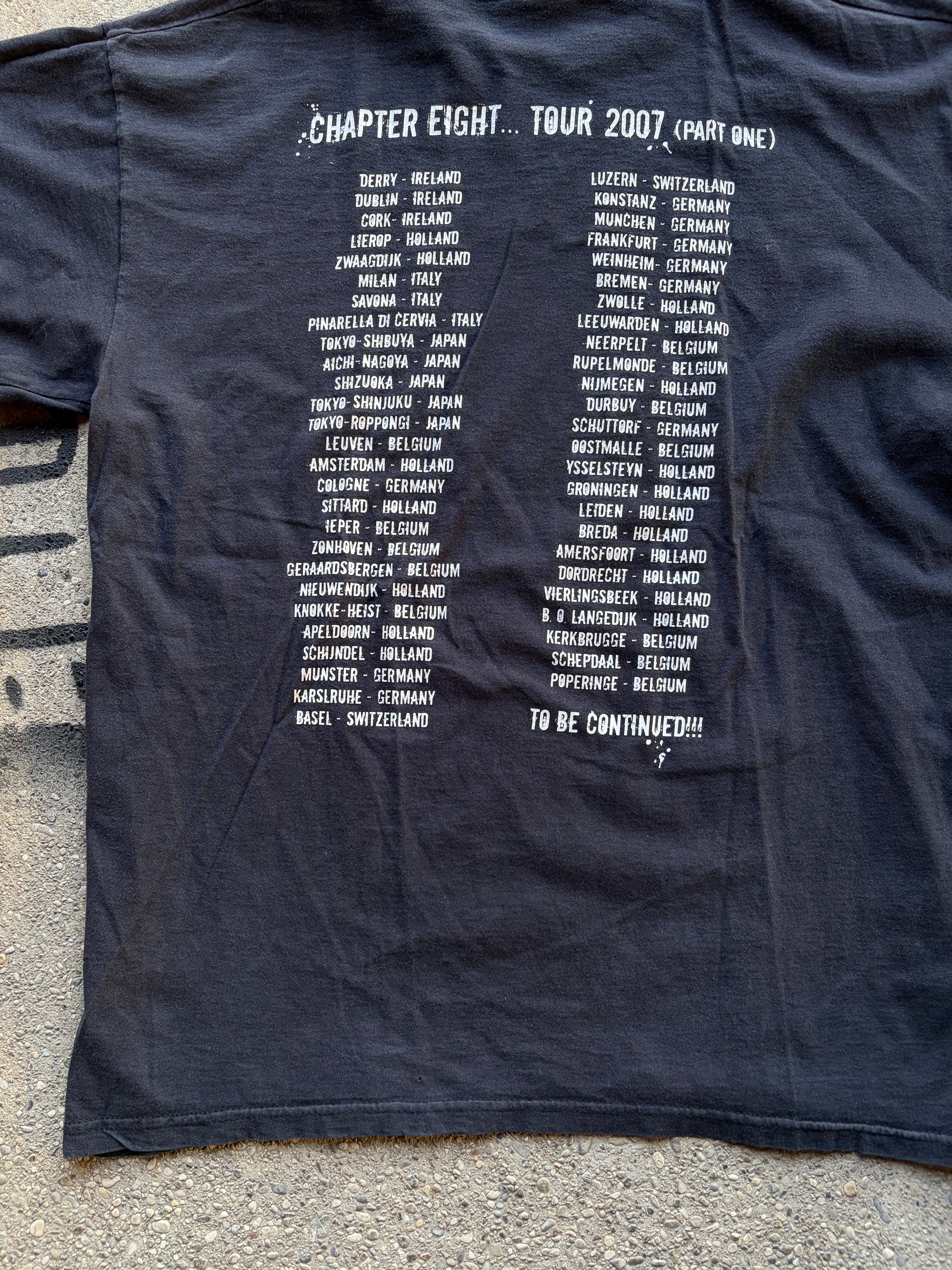 2007 punk Tour Shirt Size M