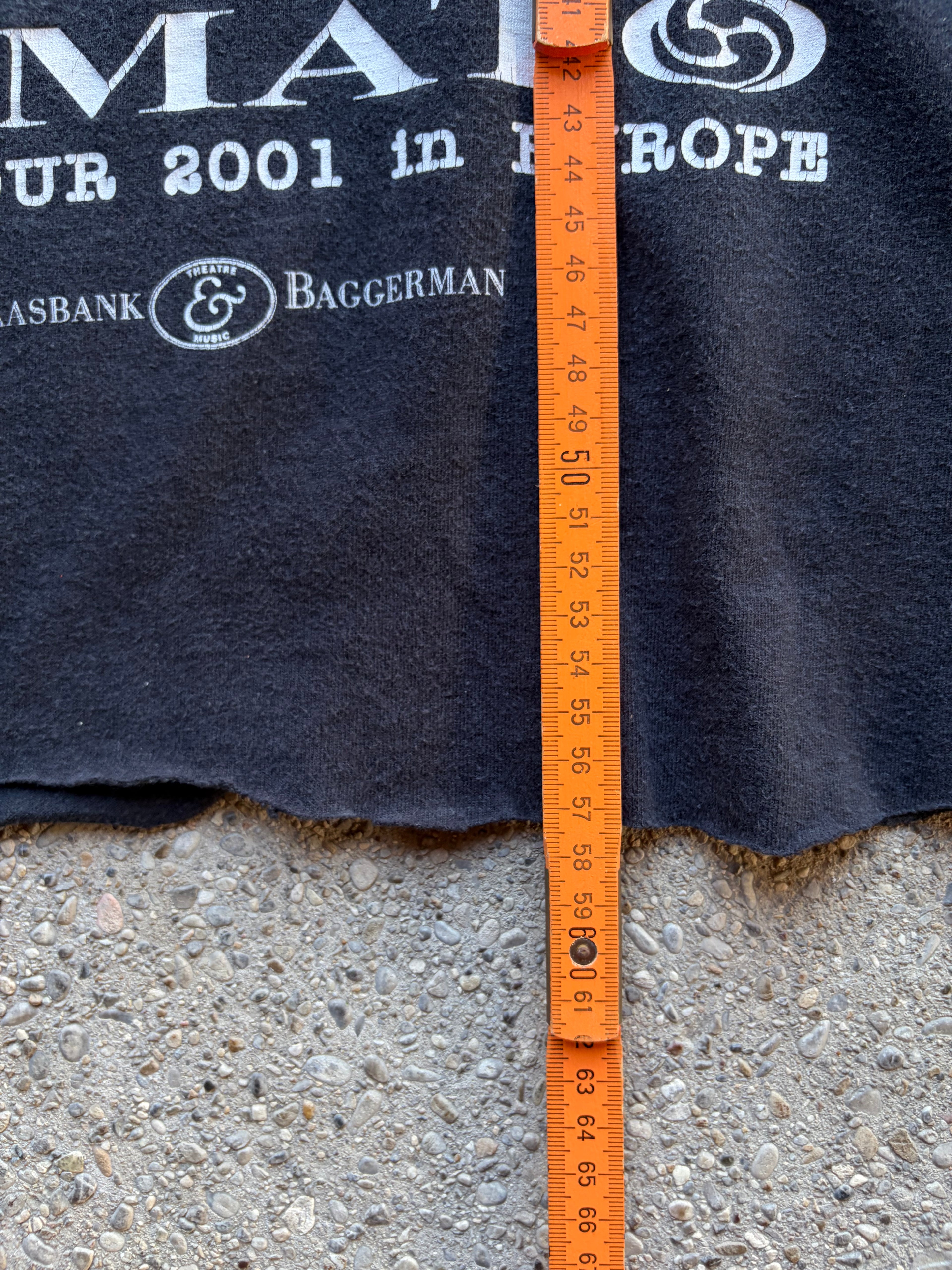 Cutted Vintage yamato Band T Shirt Size S