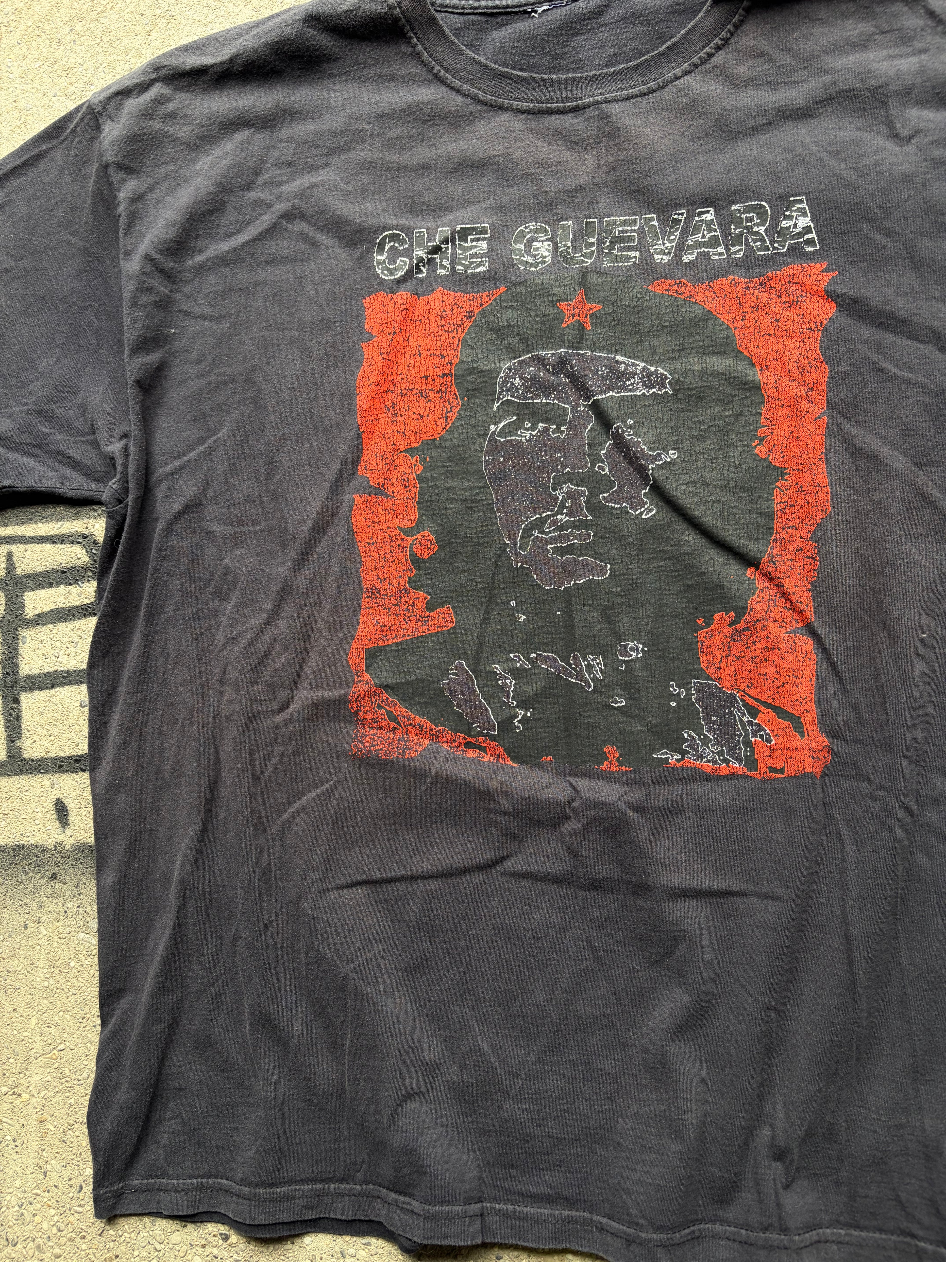 Vintage sun faded che guevara  Shirt Size L/XL