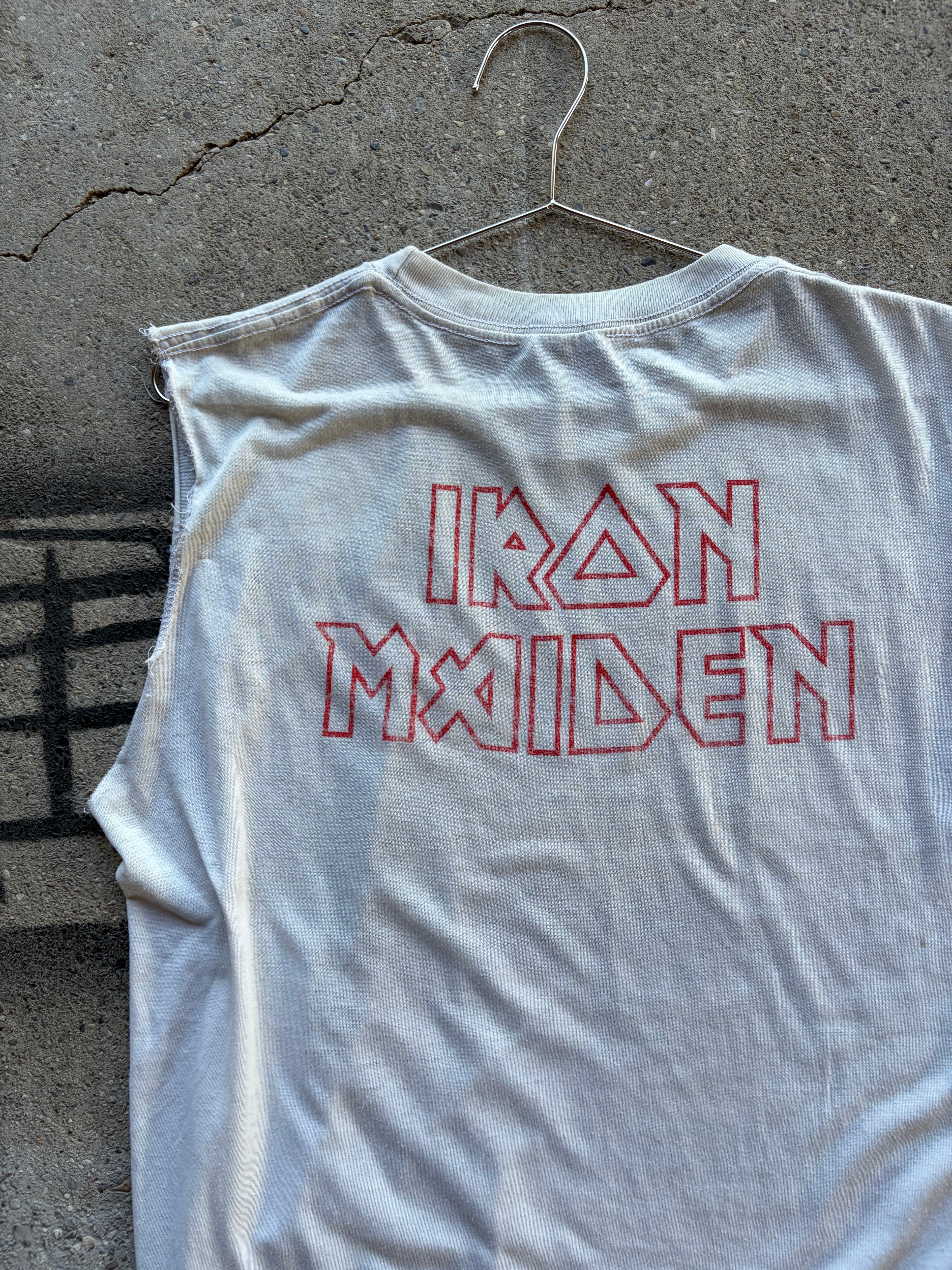 Vintage Single Stitch early 90s Iron Maiden T Shirt Size S