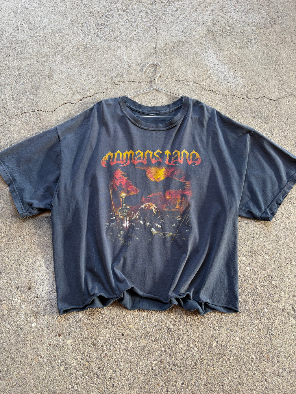 Vintage Faded Trashed cutted Shirt Size S-XL
