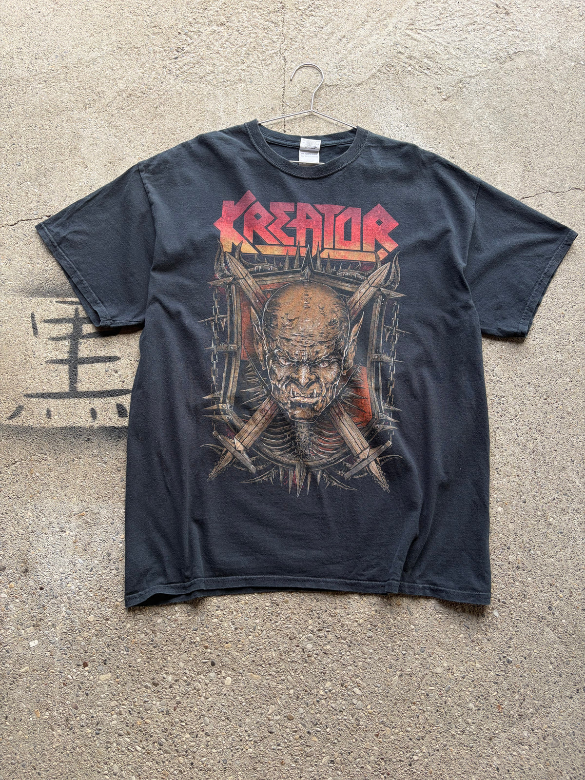 Vintage Faded kreator death to the world Shirt Size L/XL