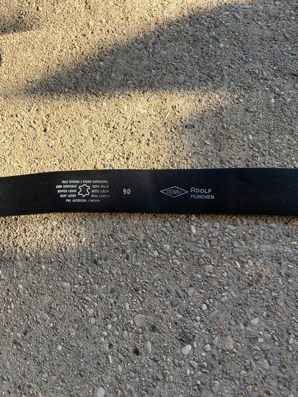 Vintage leather Belt