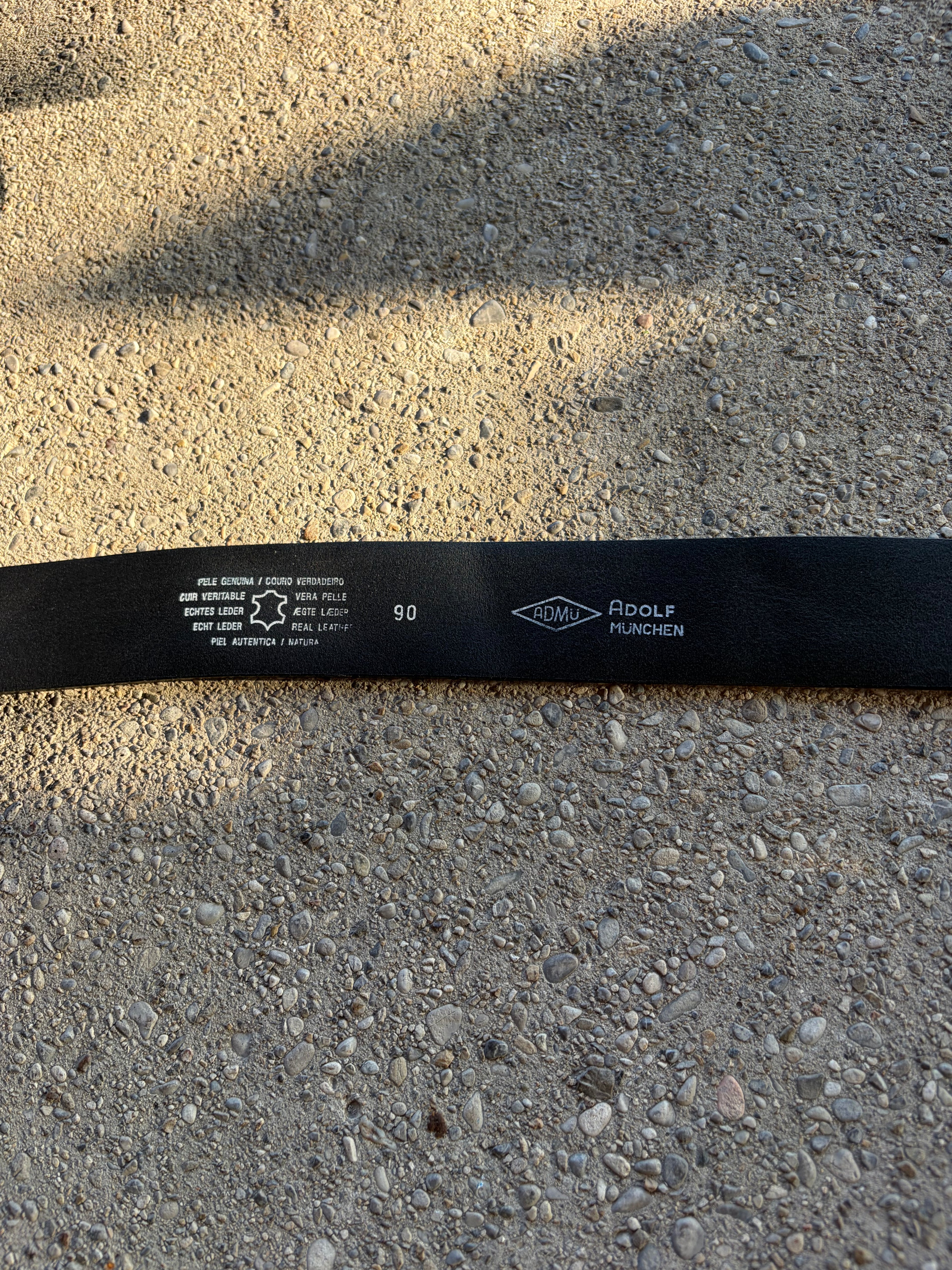 Vintage leather Belt