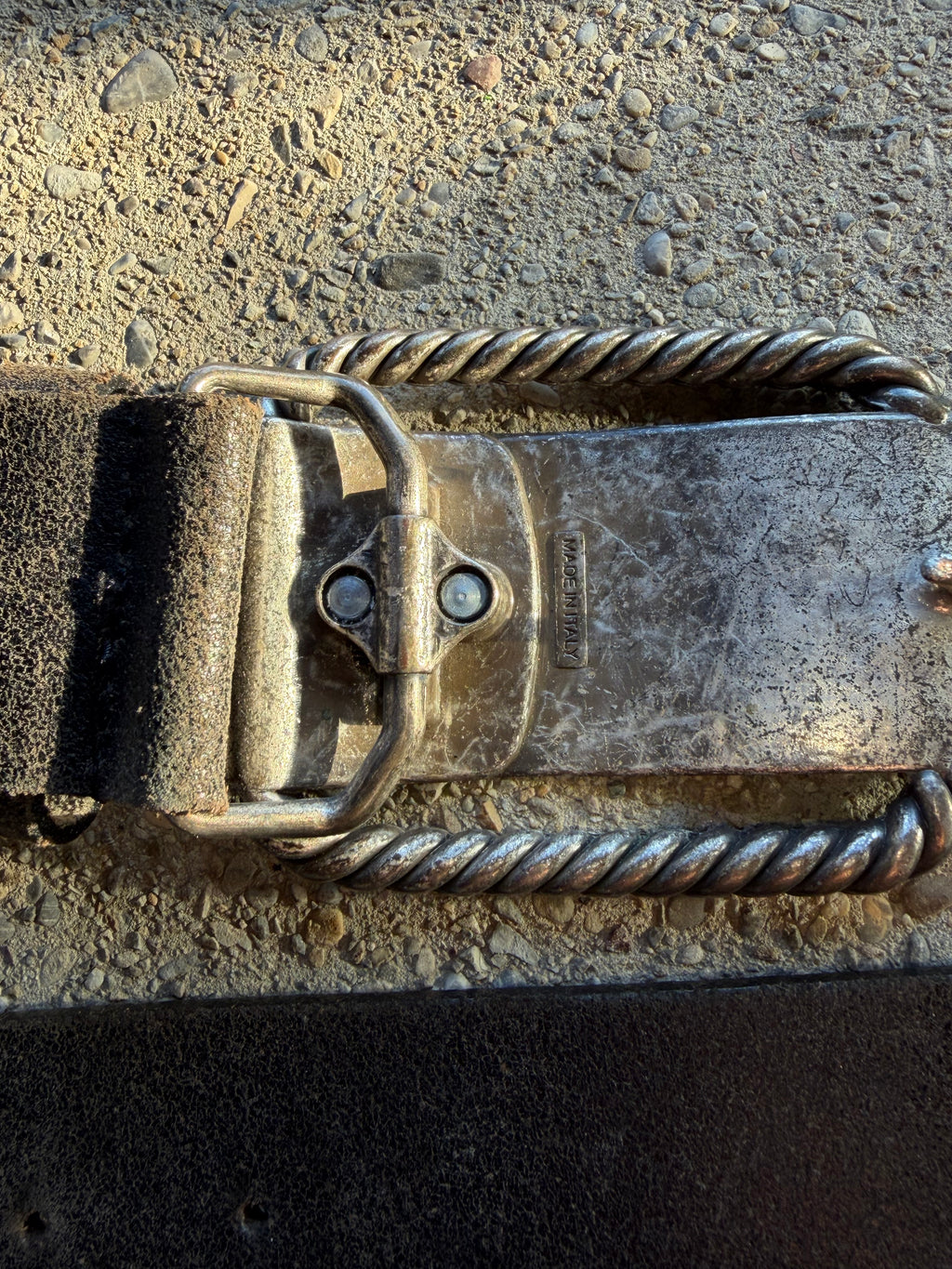 Vintage leather Belt