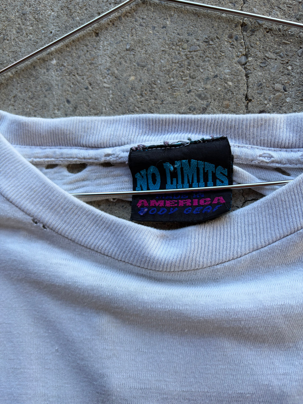 Vintage Trashed Single Stitch T Shirt Size L/XL