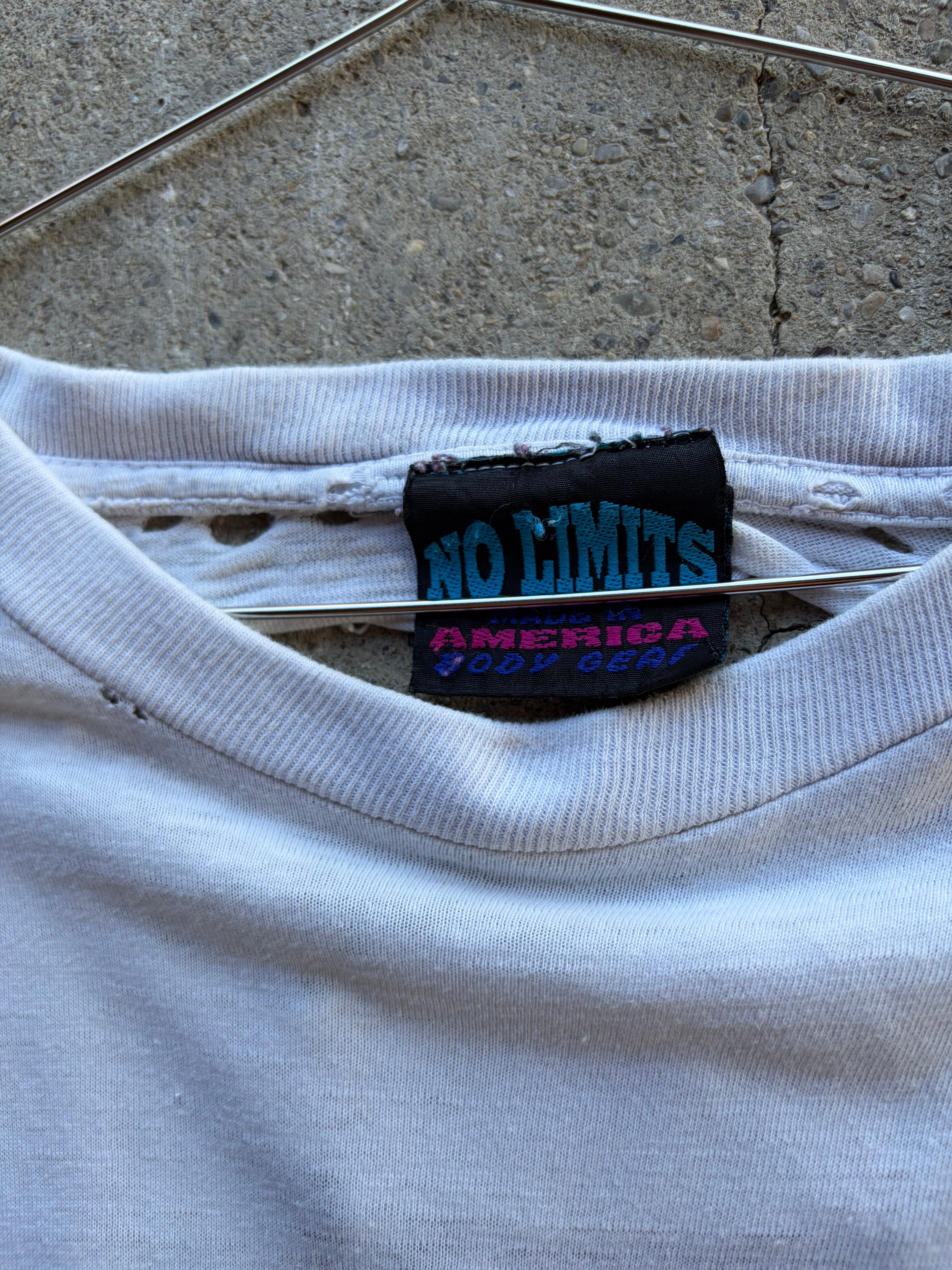 Vintage Trashed Single Stitch T Shirt Size L/XL