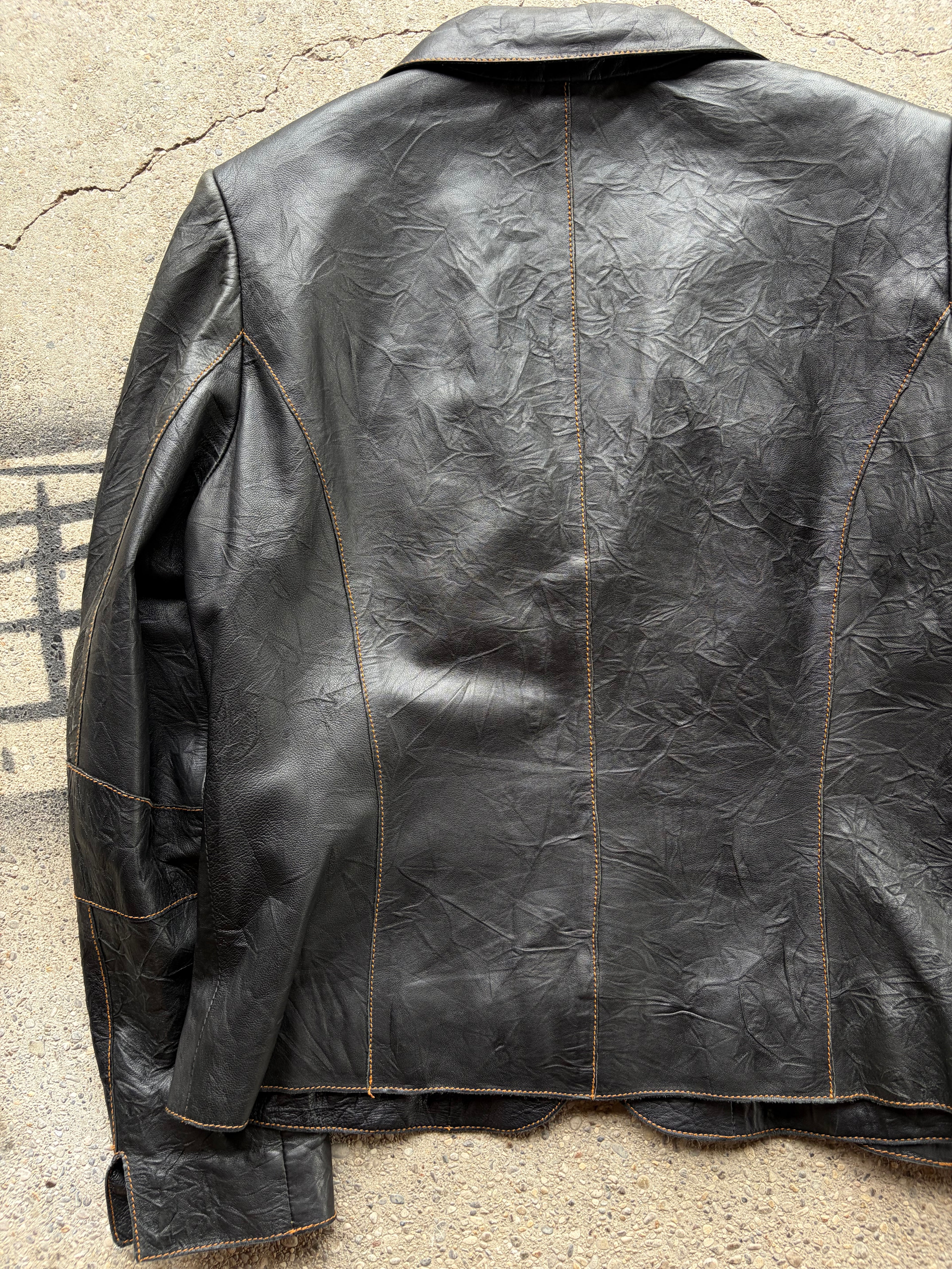 Vintage leather Jacket/ Blazer Womens Size S/M/40