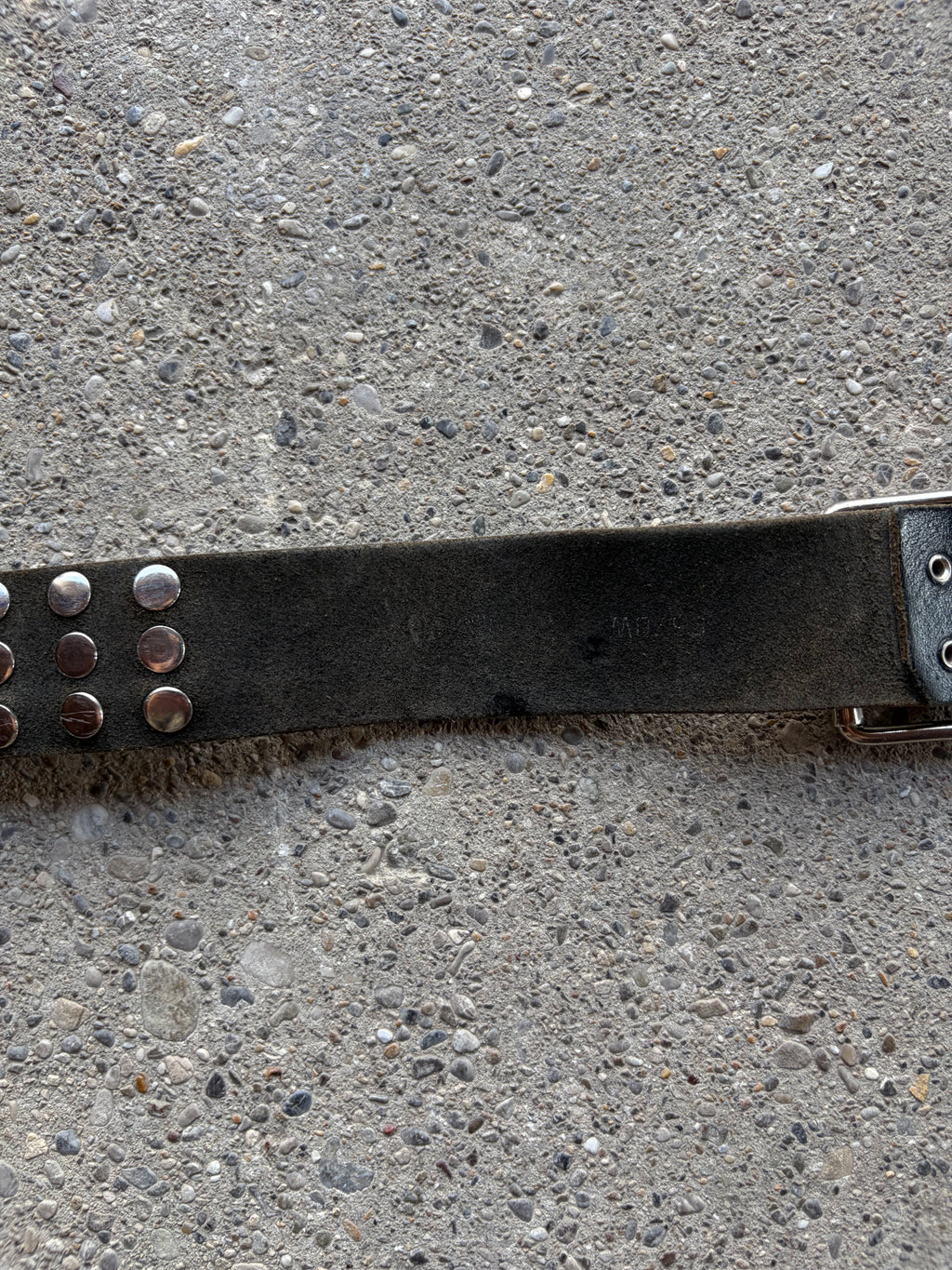 Vintage Studded Leather Belt