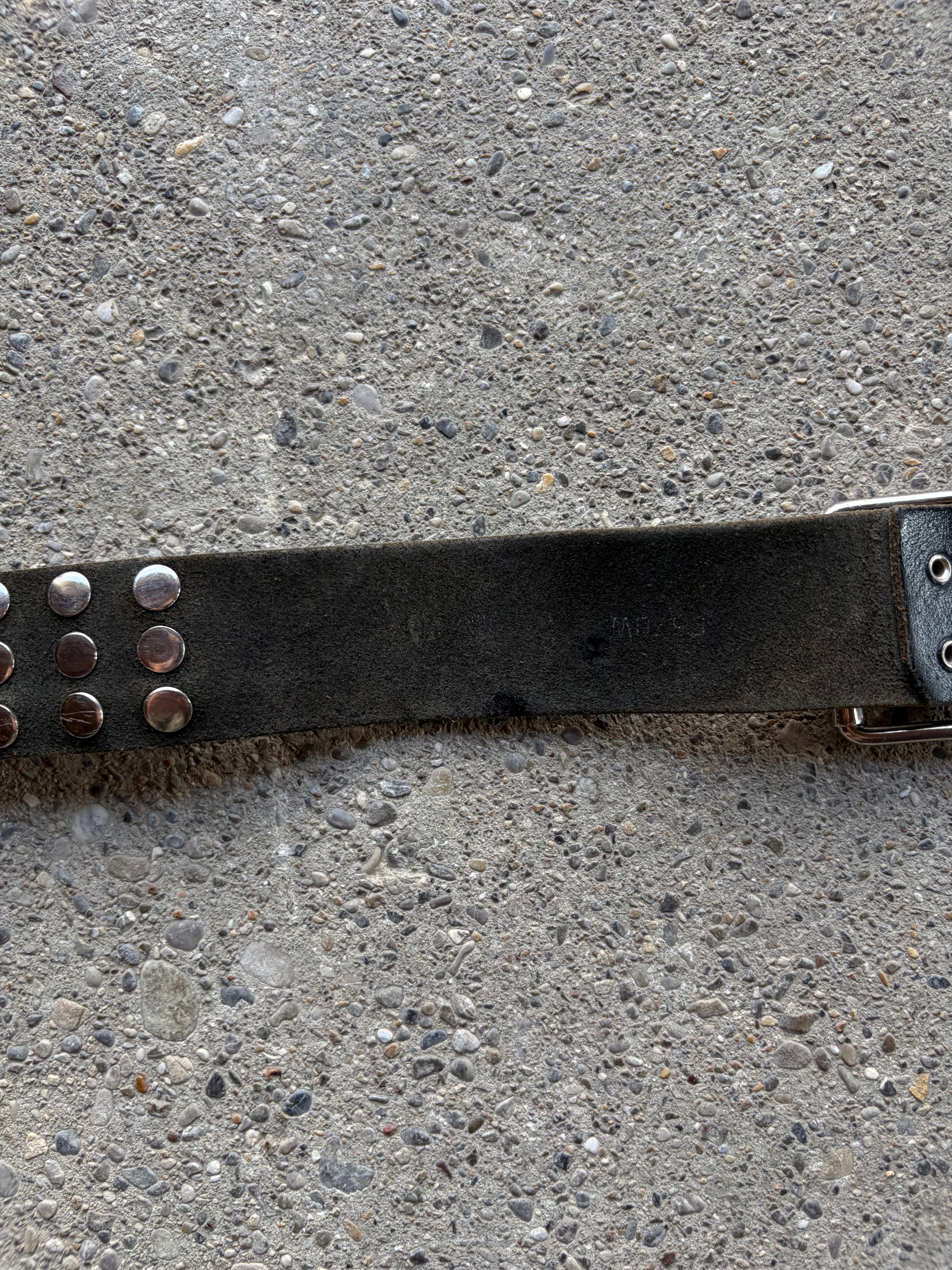 Vintage Studded Leather Belt