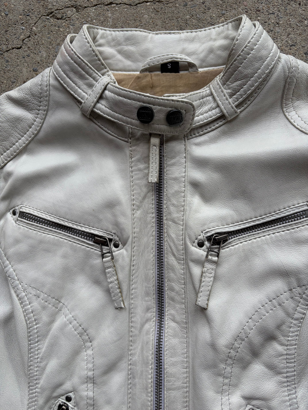 Vintage Leather Jacket Womens Sie S/M