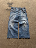 Vintage printed just cavalli denim