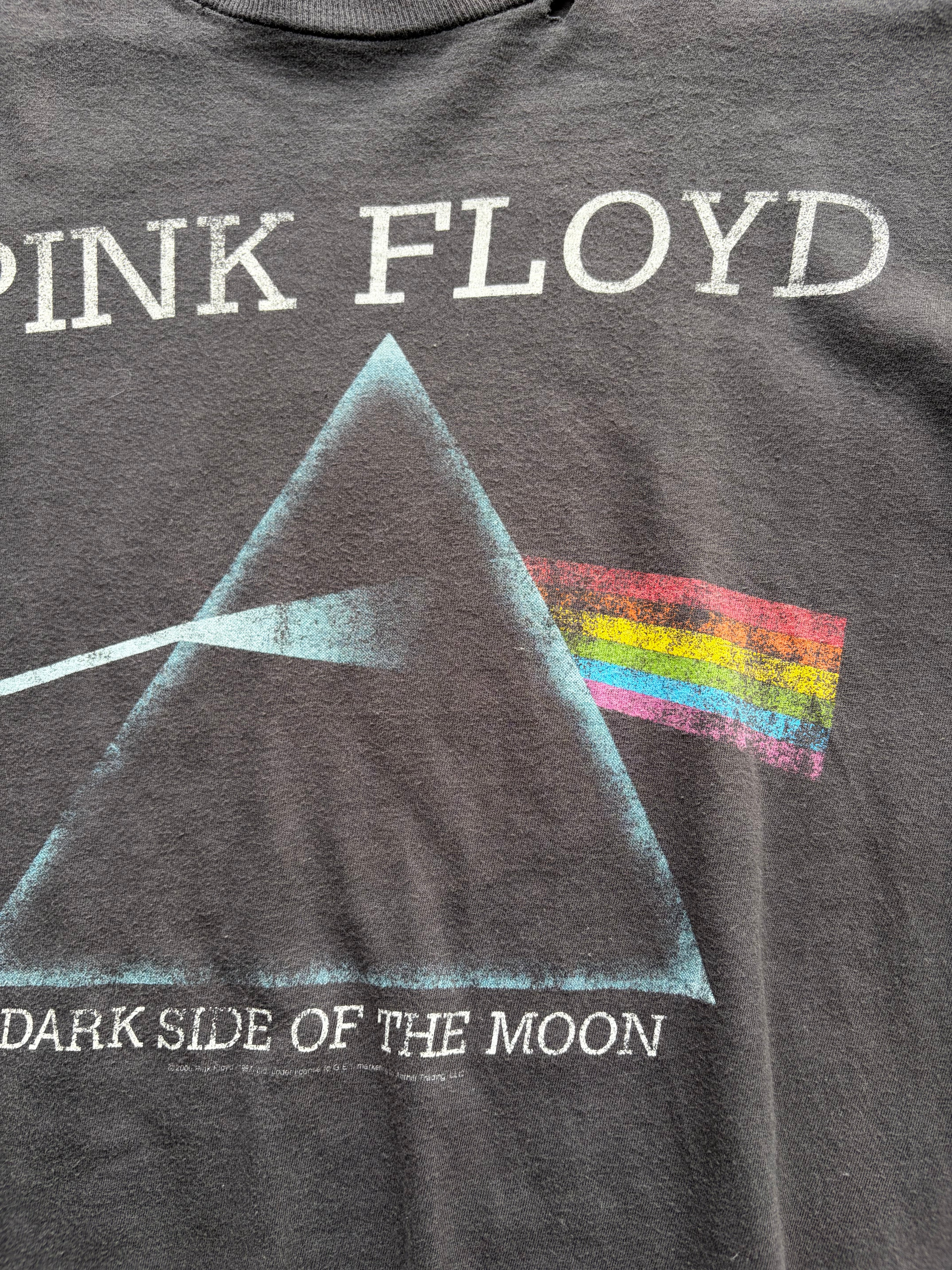 Vintage trashed faded Early 00s Pink Floyd Band Shirt Size S/M