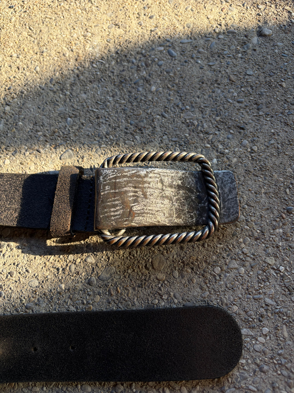 Vintage leather Belt