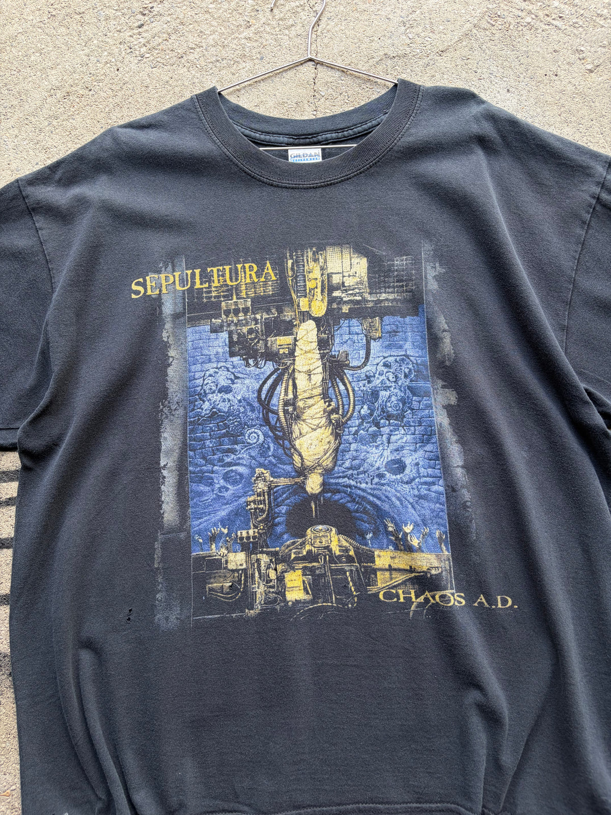 Vintage faded sepultura Band Shirt Size L/XL