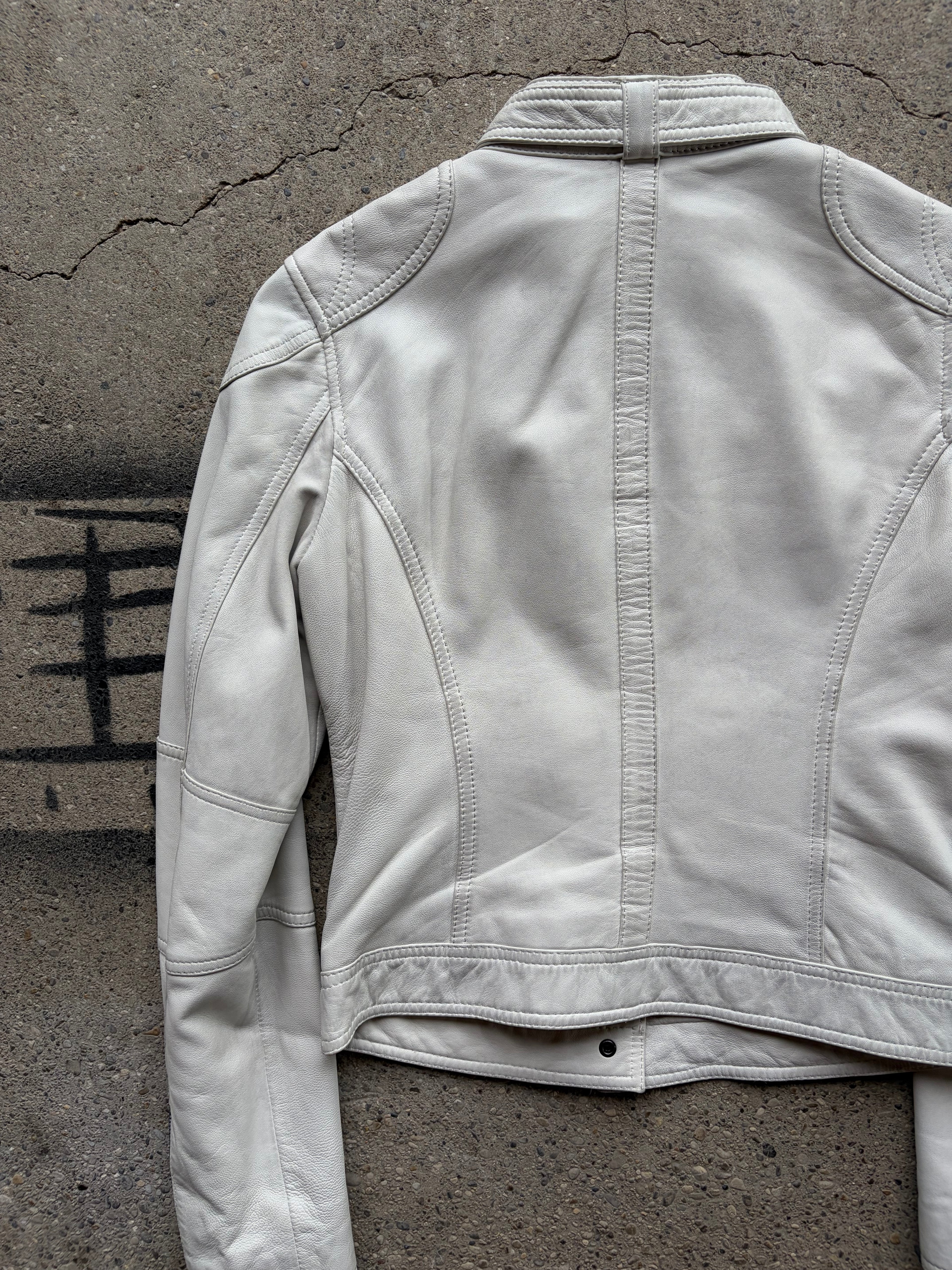 Vintage Leather Jacket Womens Sie S/M