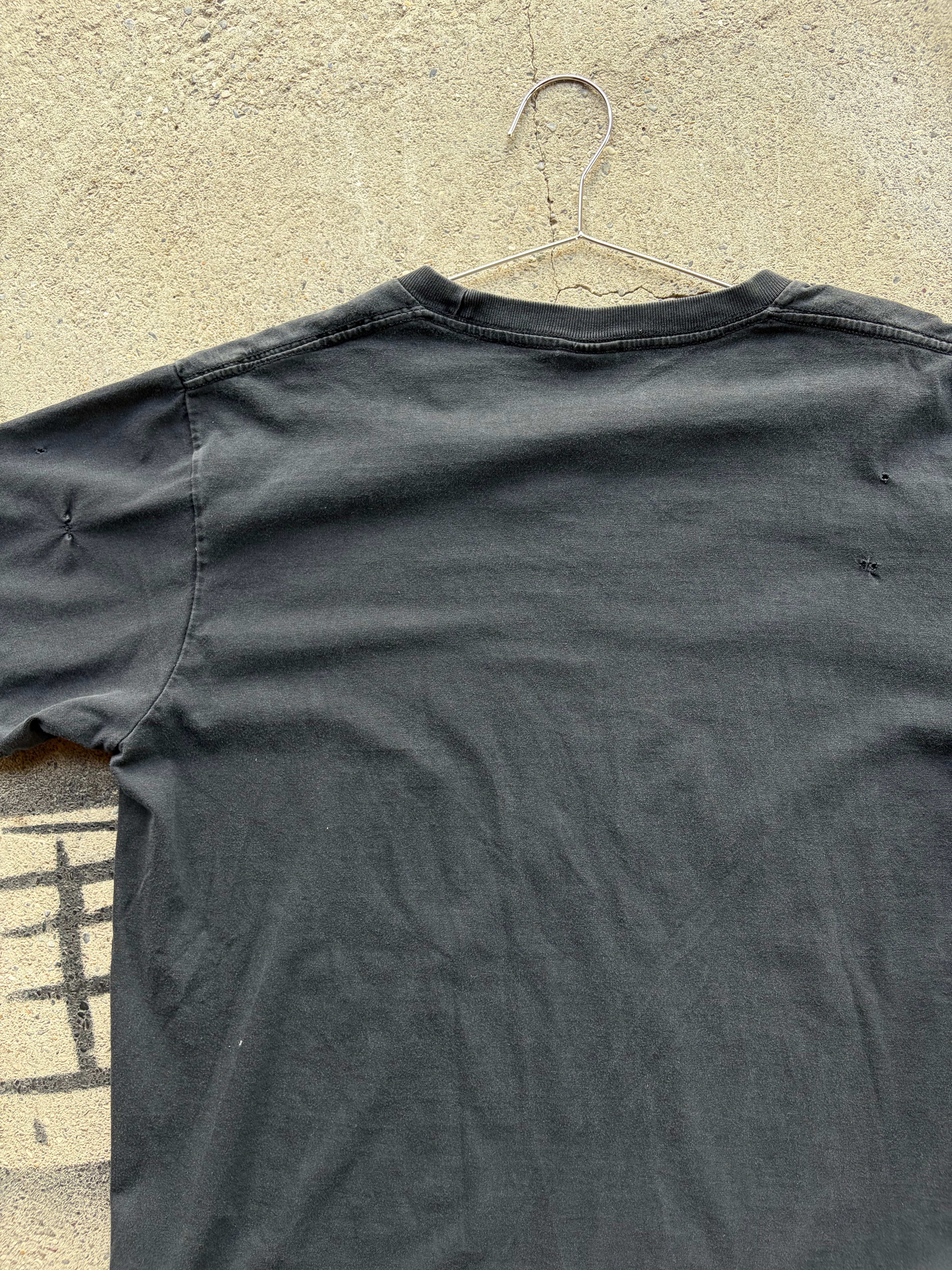 Vintage faded repaired funny Shirt Size M/L