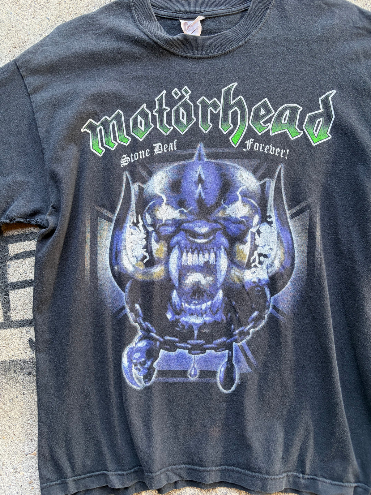 Vintage faded motörhead band shirt size M