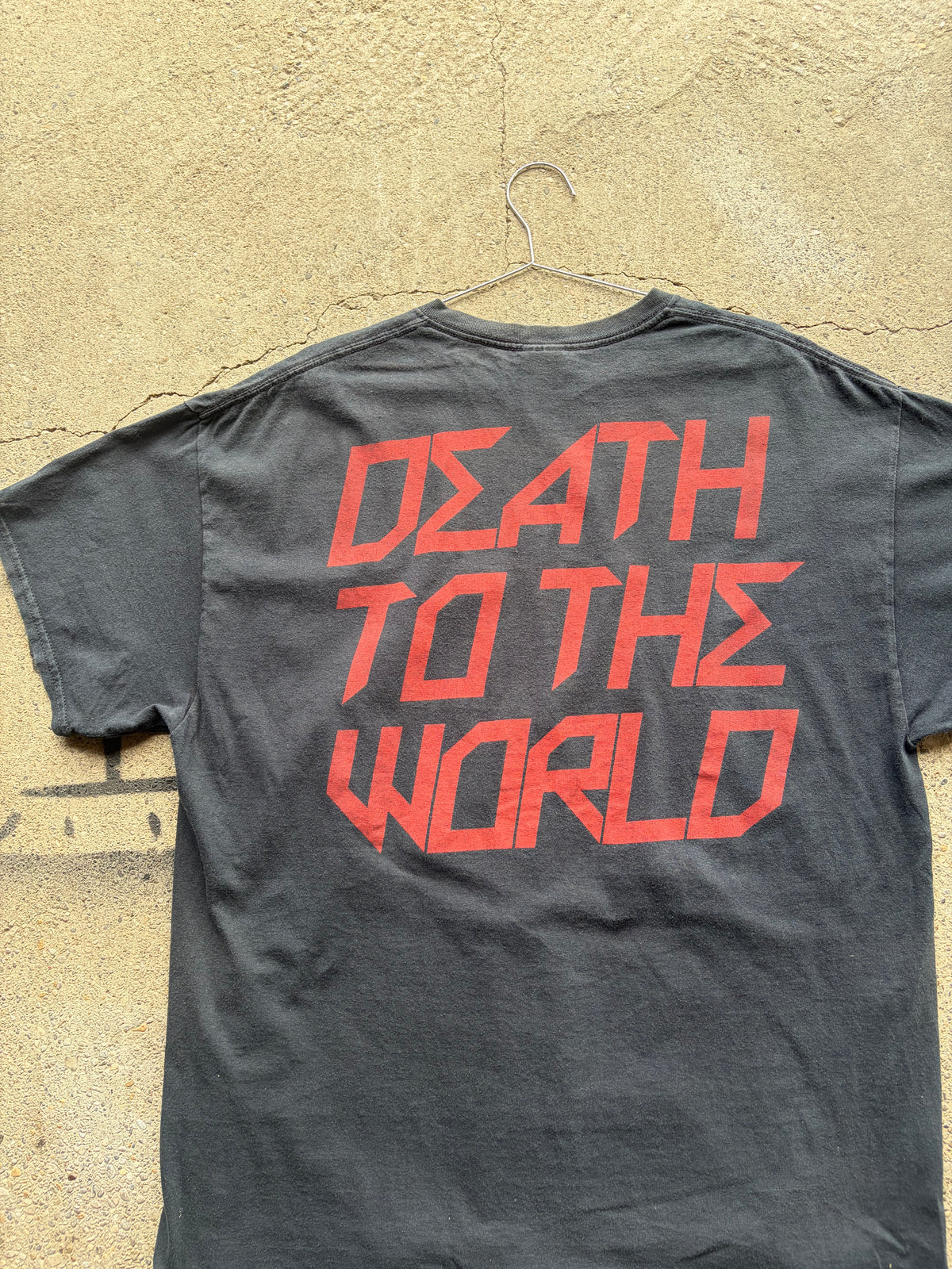 Vintage Faded kreator death to the world Shirt Size L/XL