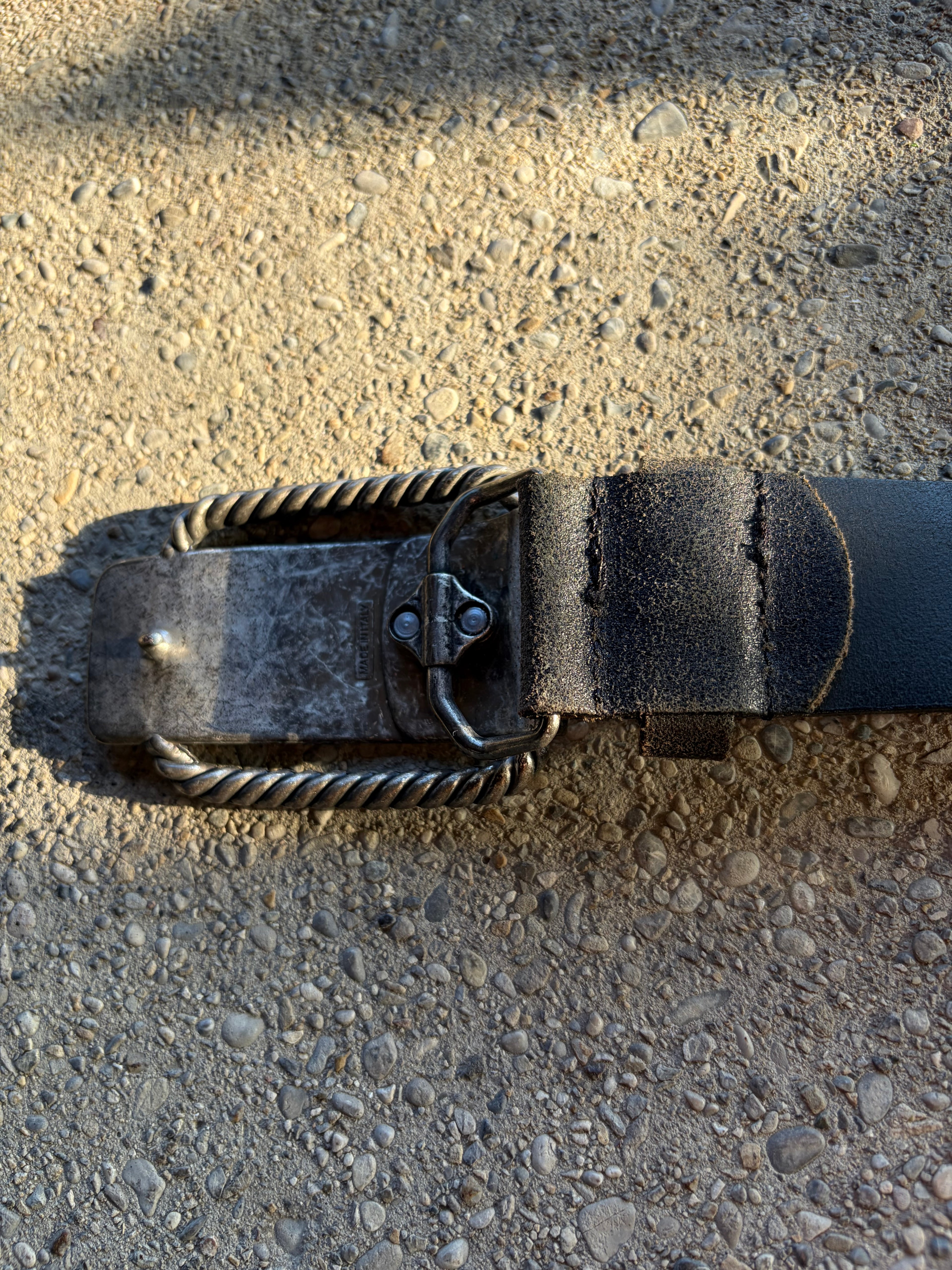 Vintage leather Belt