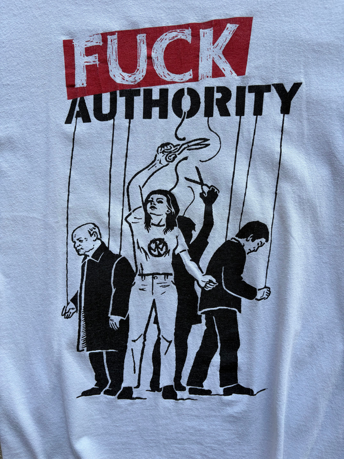 Vintage fuck authority pennywise Shirt Size S/M