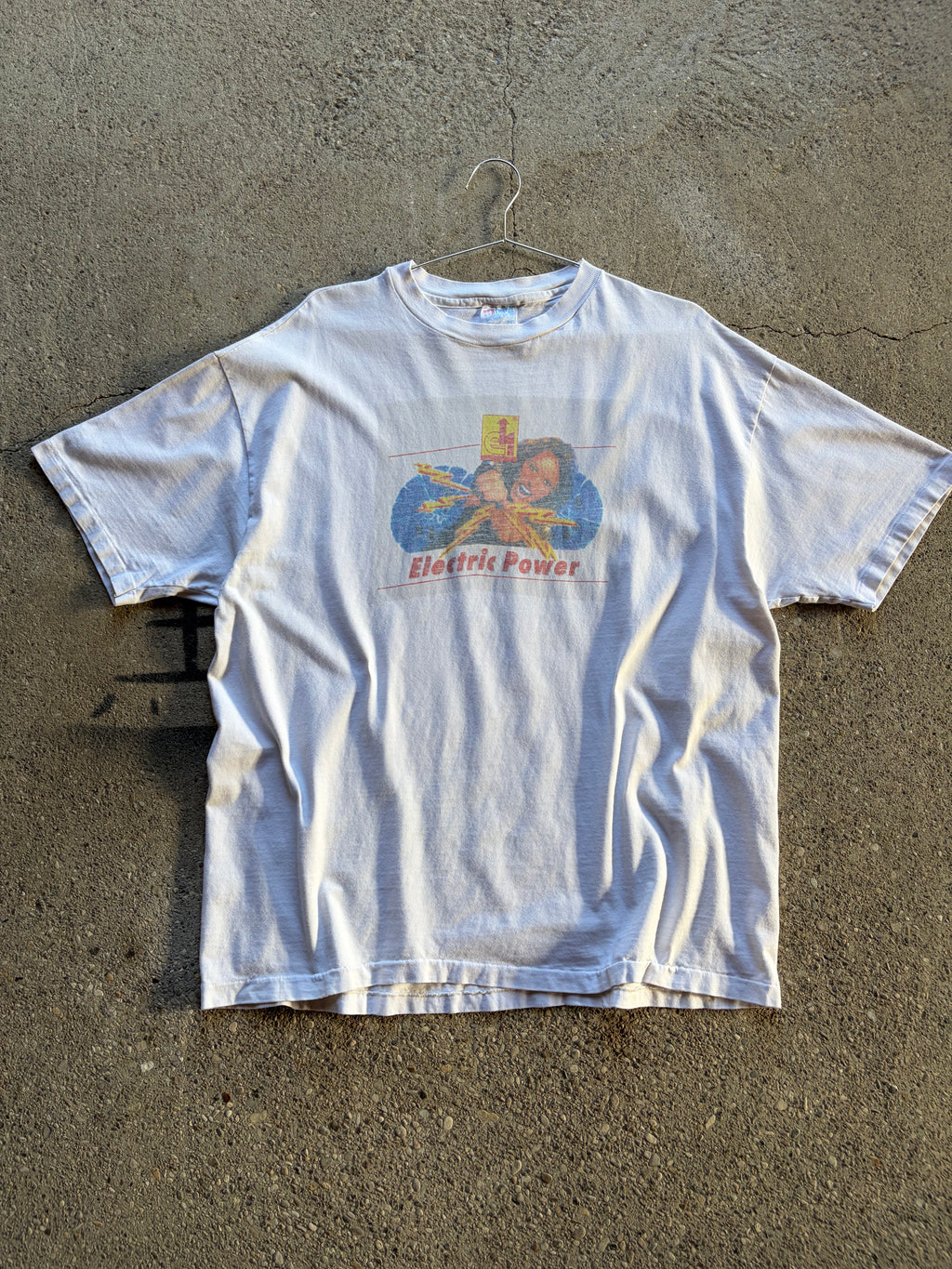 Vintage Single Stitch electric power   Shirt Size M/L