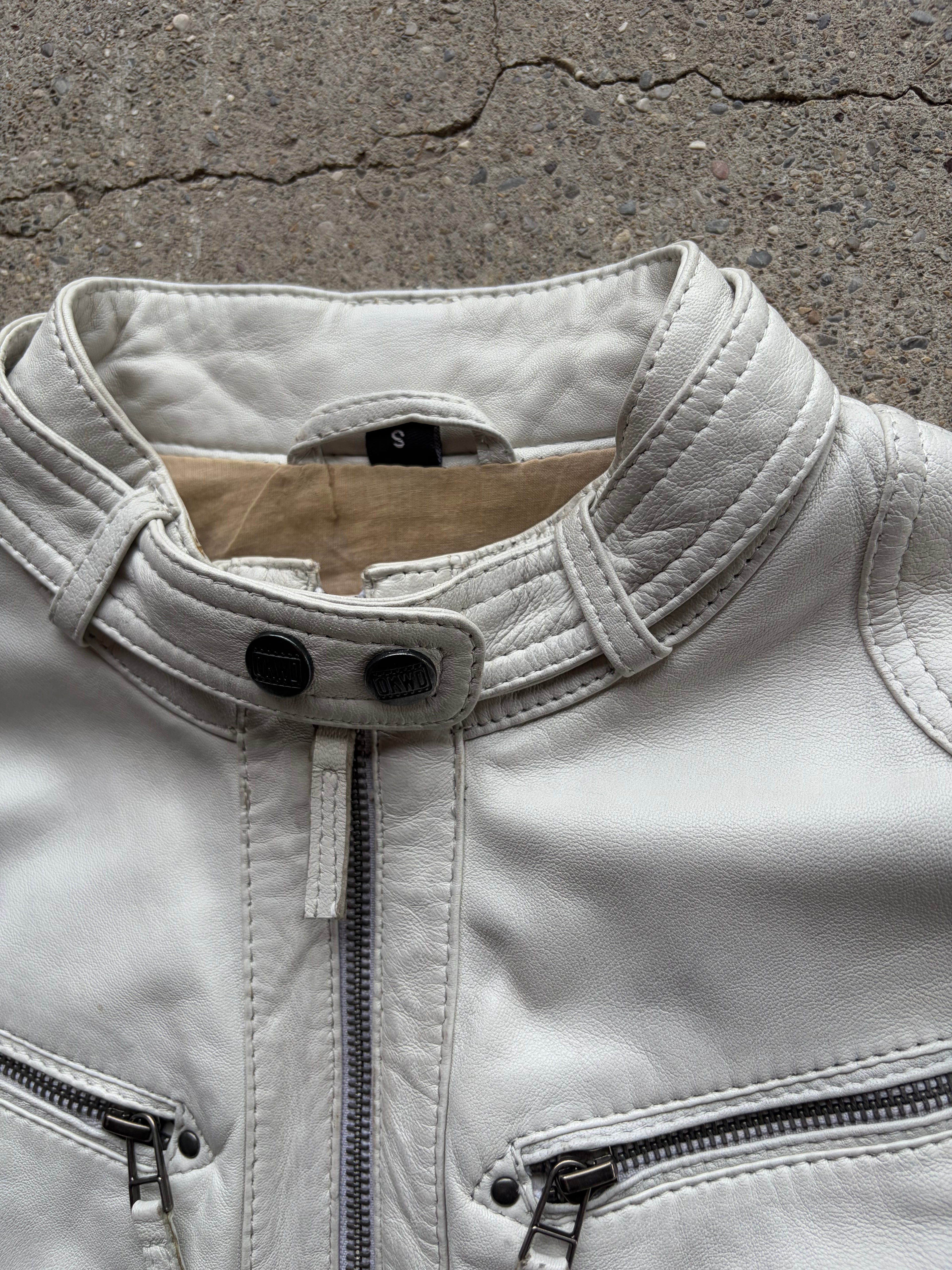 Vintage Leather Jacket Womens Sie S/M