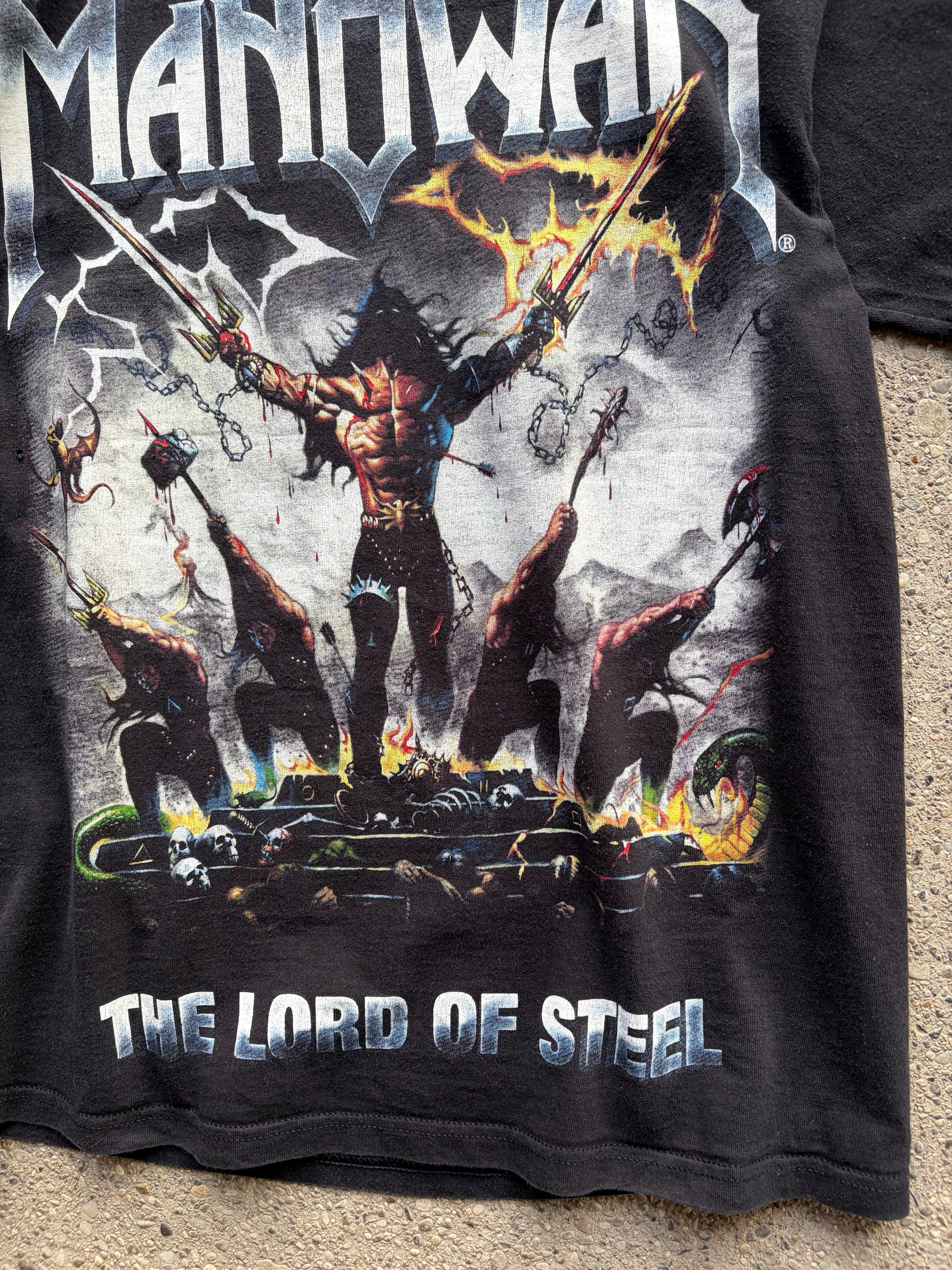 Vintage Manowar Lord of Steel Size L