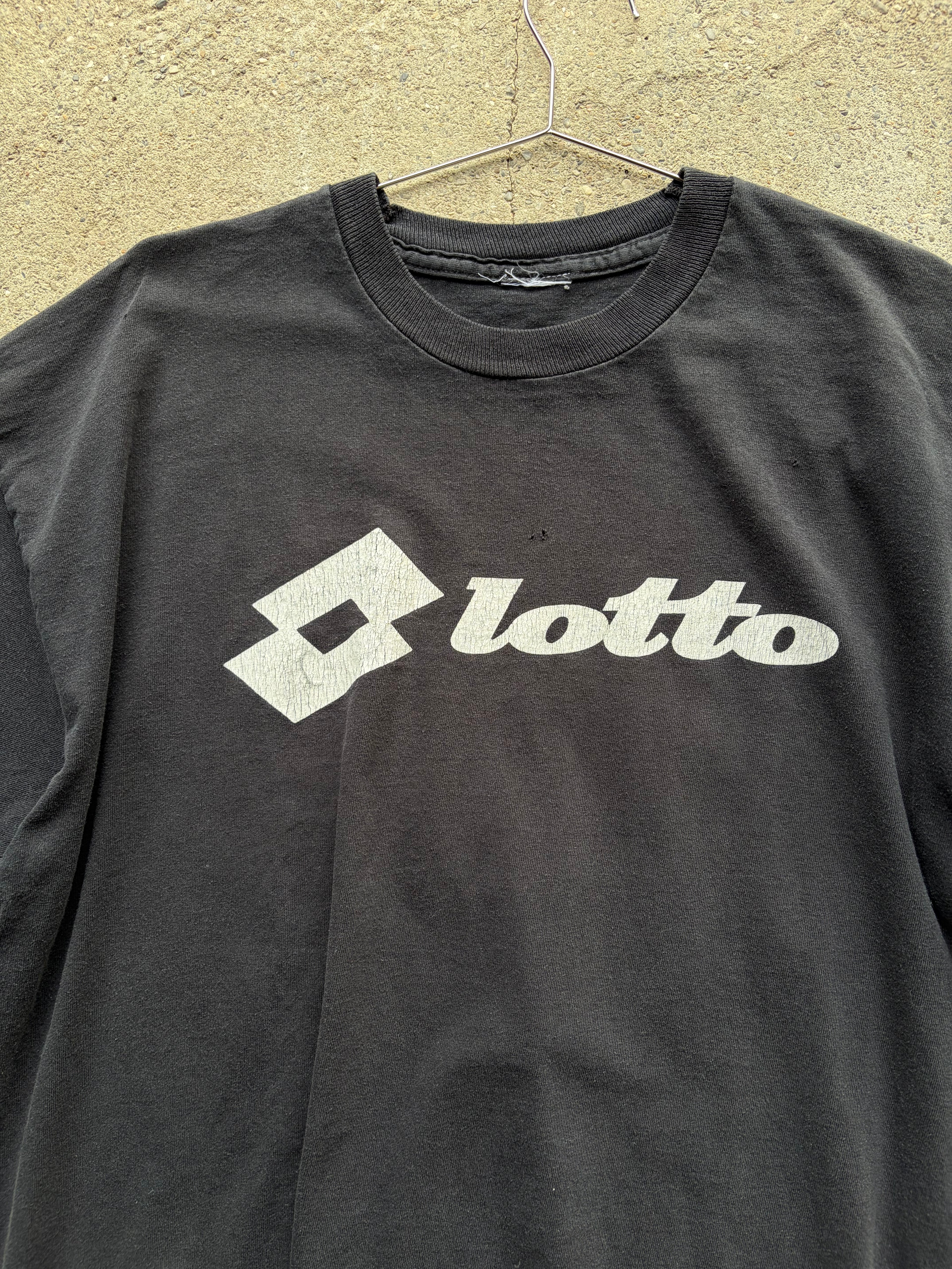 Vintage Faded Single Stitch Lotto Shirt Size L/XL