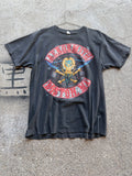 Vintage insane Faded Aerosmith Band Shirt Size S/M