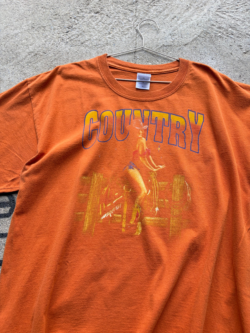 Vintage faded Country T Shirt Size L/XL