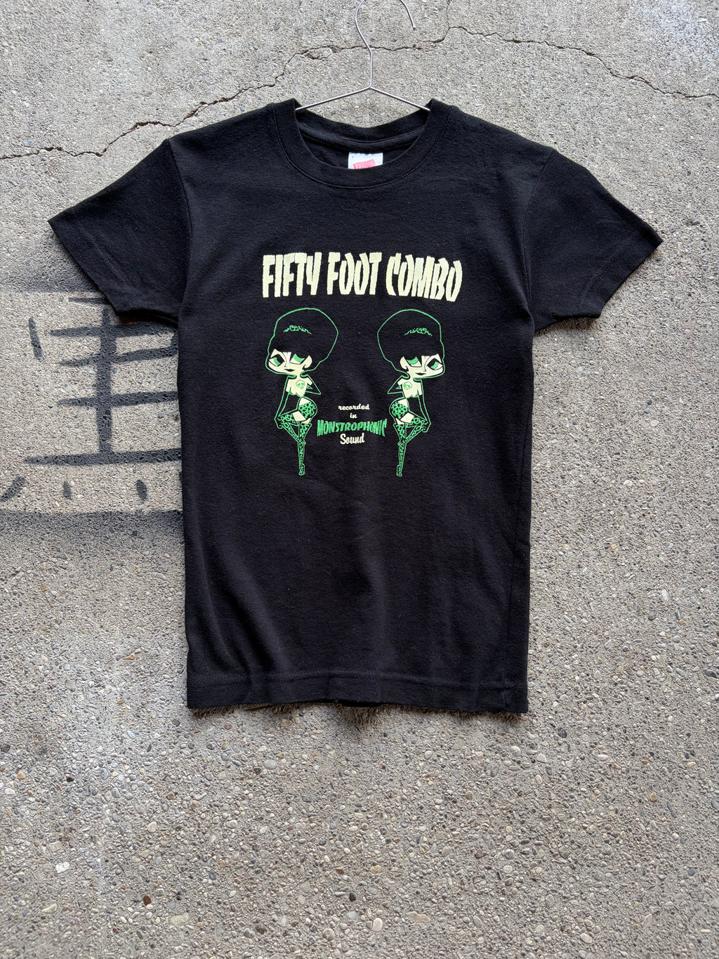 Vintage funny fifty foot combo Shirt Size S
