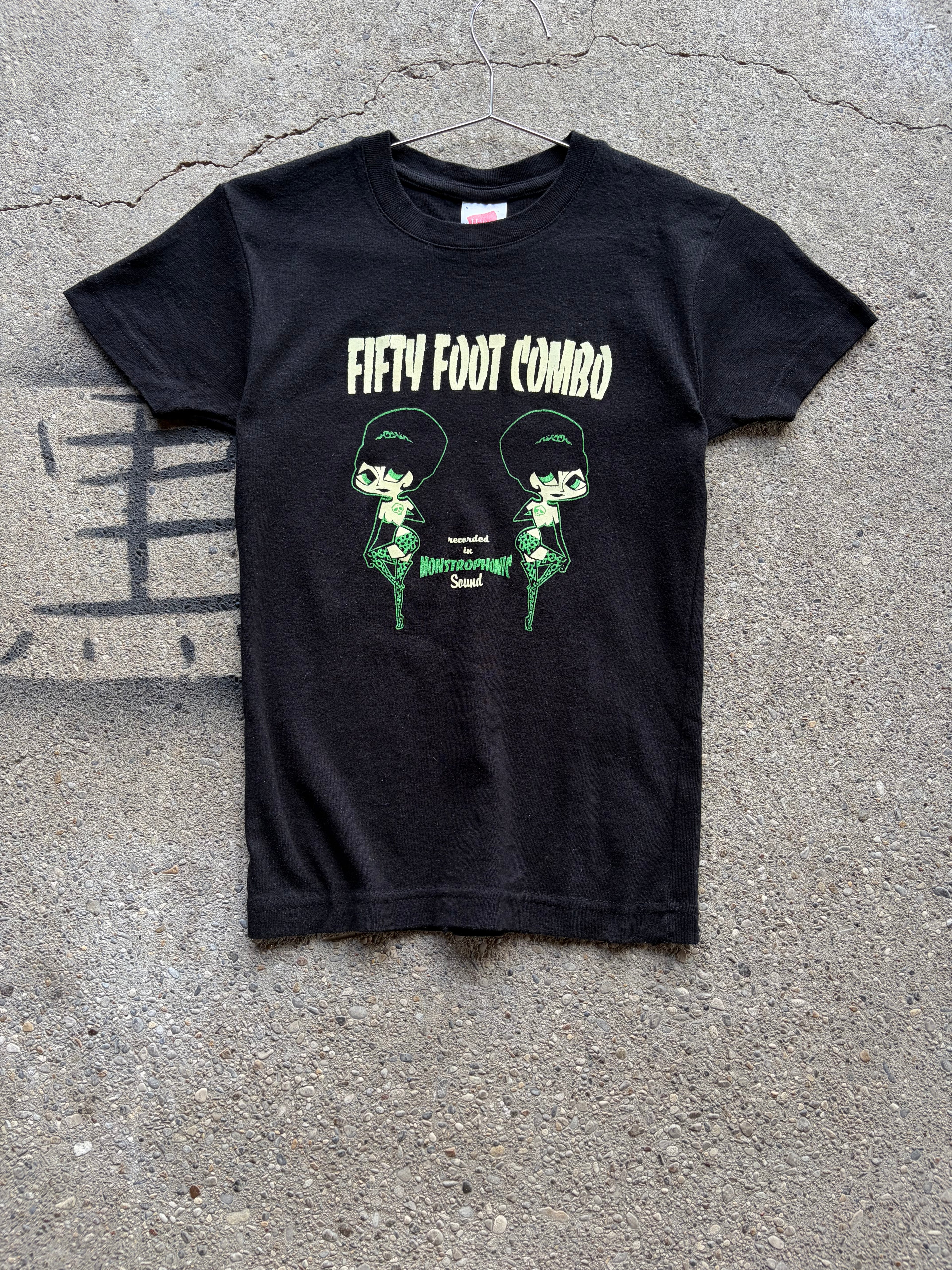 Vintage funny fifty foot combo Shirt Size S