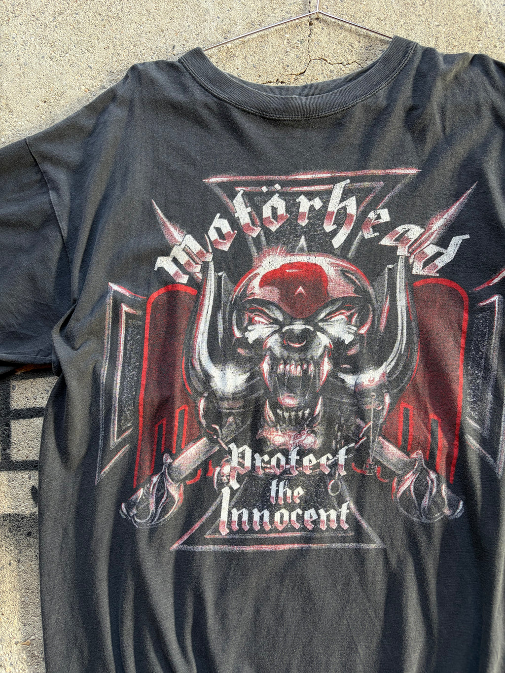 Vintage Faded 2001 motorhead Tour Shirt Size S/M