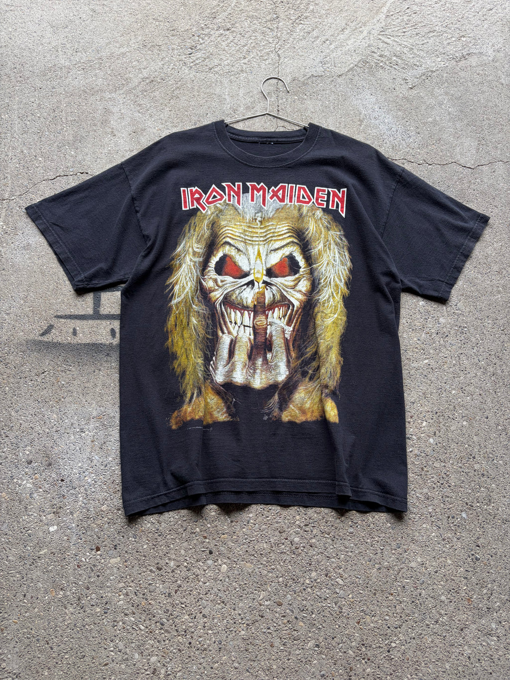 Vintage Iron Maiden Band Shirt Size L/XL