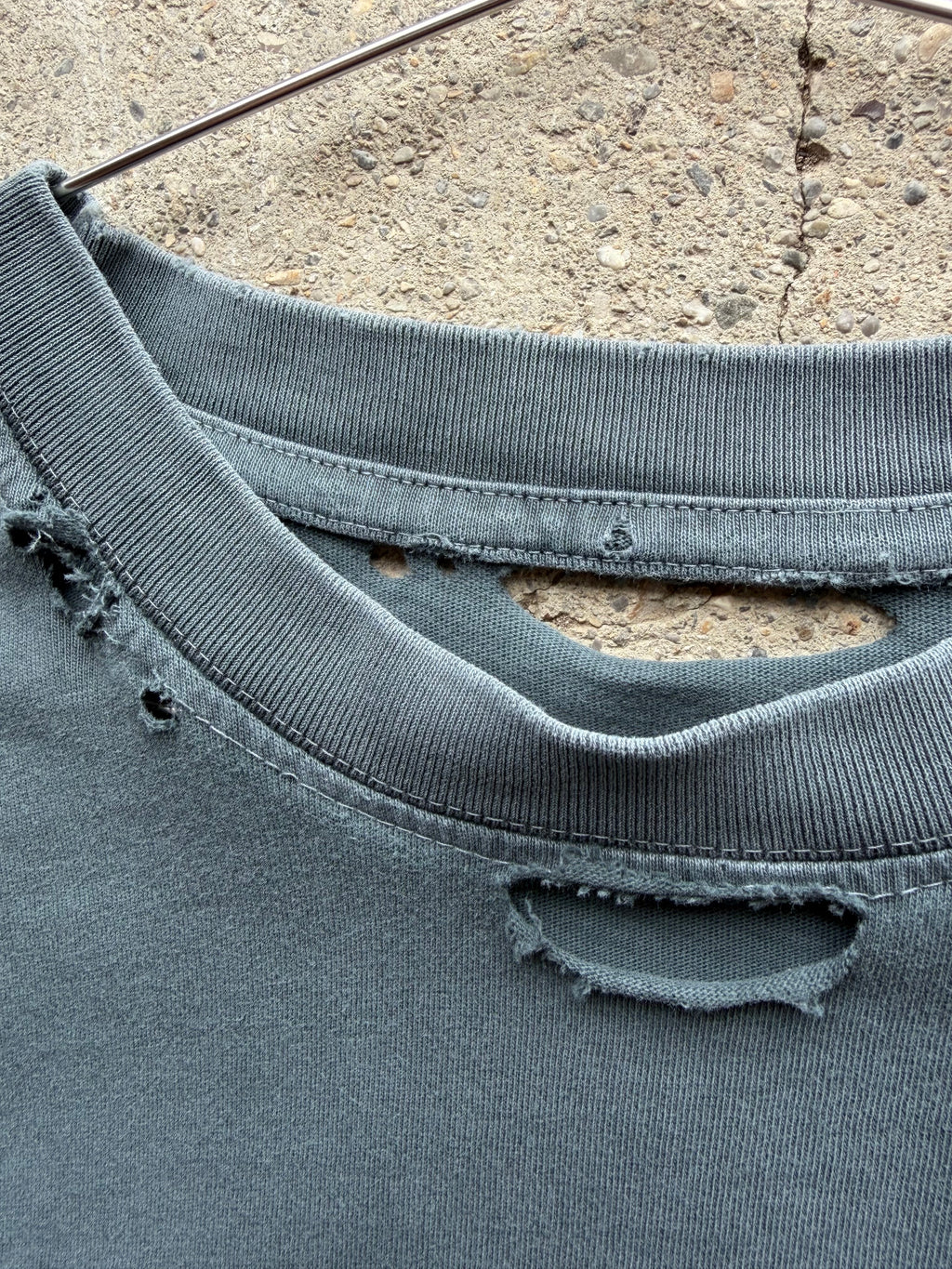 Anine Bing Trashed Single Stitch Shirt Size M/L