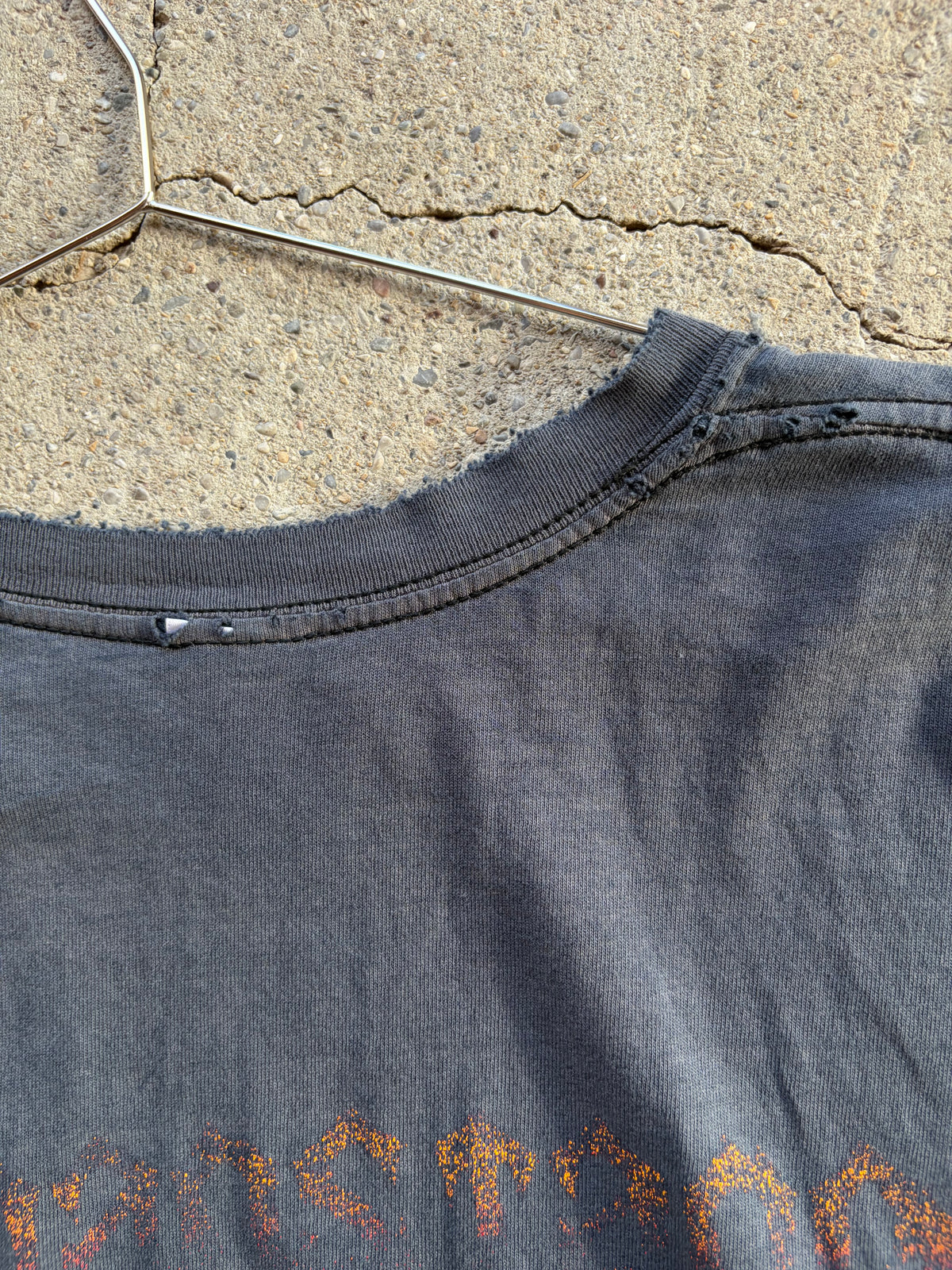 Vintage Faded Trashed cutted Shirt Size S-XL