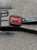 Vintage Dsquared buckle with unbranded leather belt