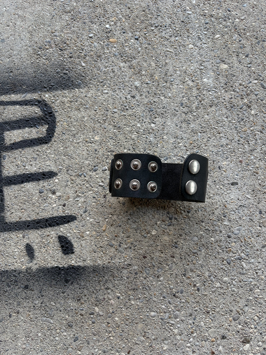 Vintage Studded Leather bracelet