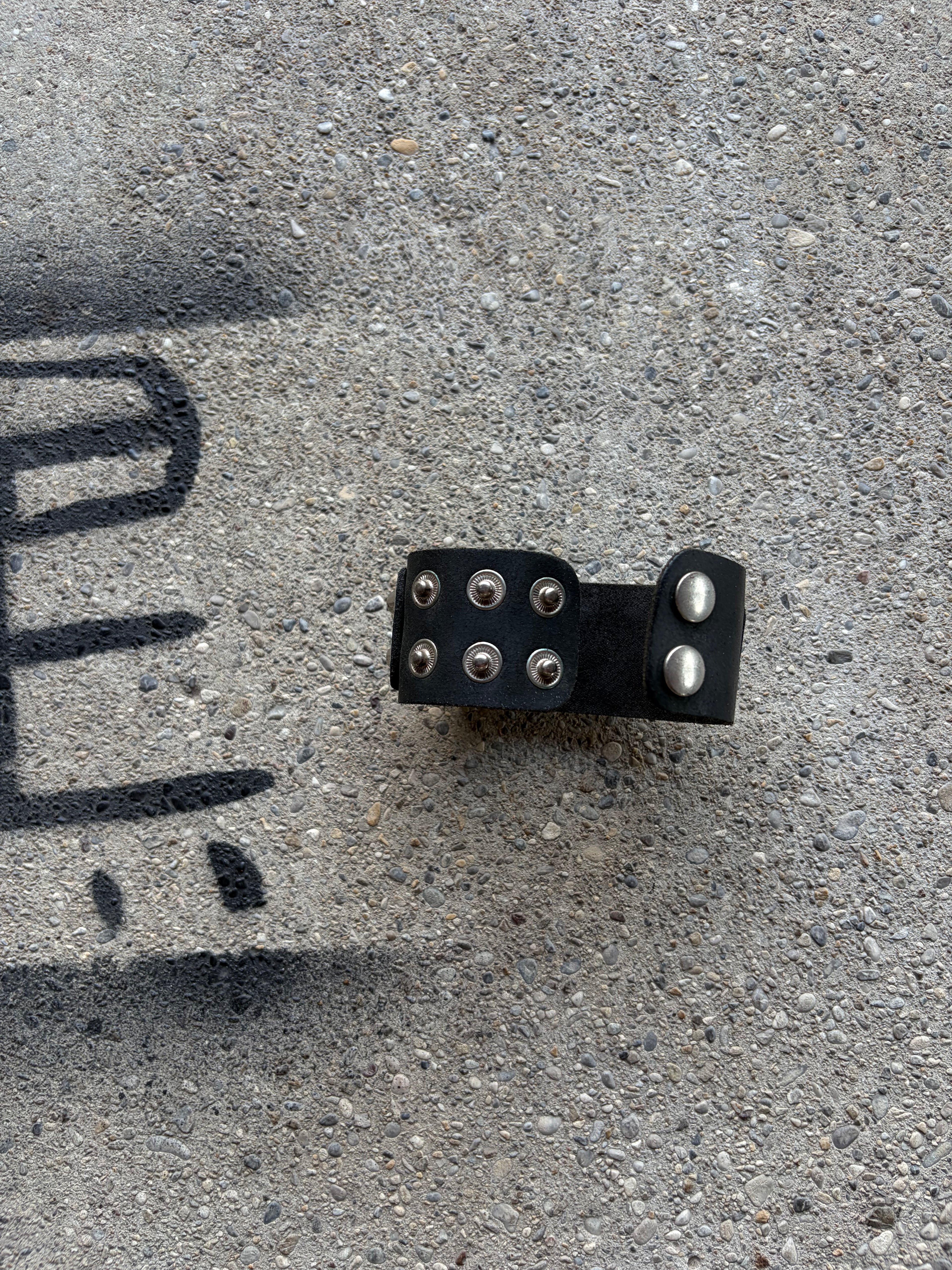 Vintage Studded Leather bracelet