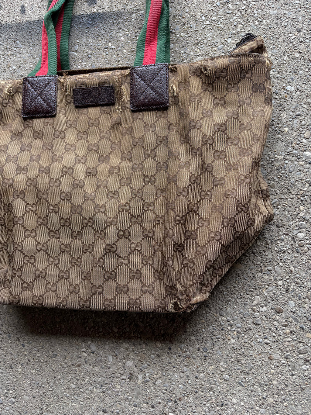 Vintage trashed Gucci Bag