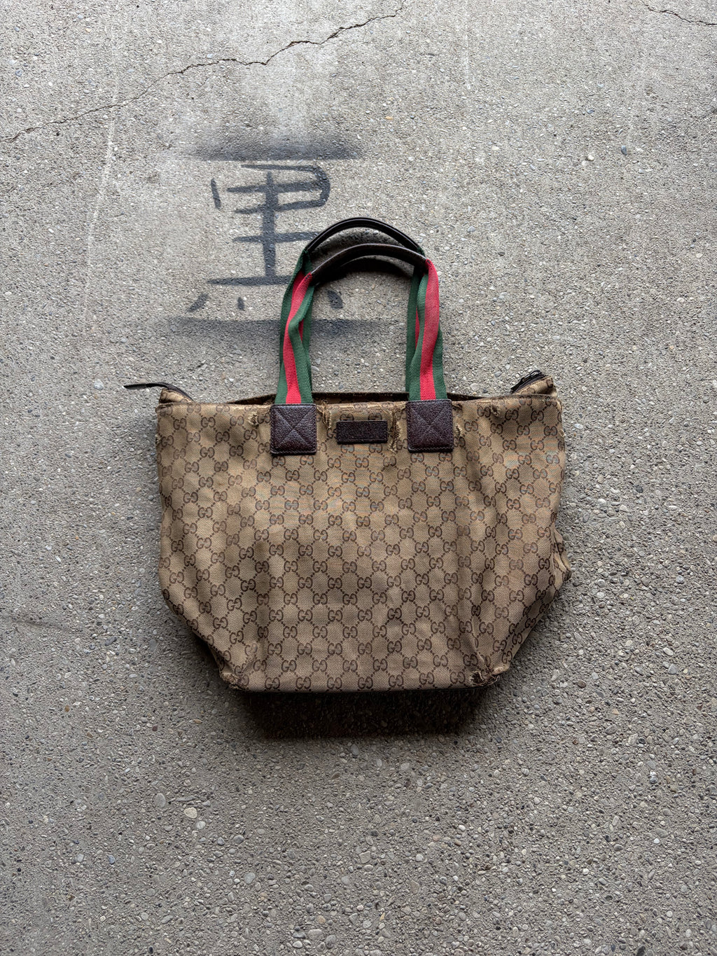 Vintage trashed Gucci Bag