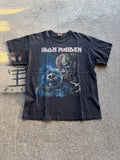 Little trashed and faded Vintage Iron Maiden T Shirt Size L/XL