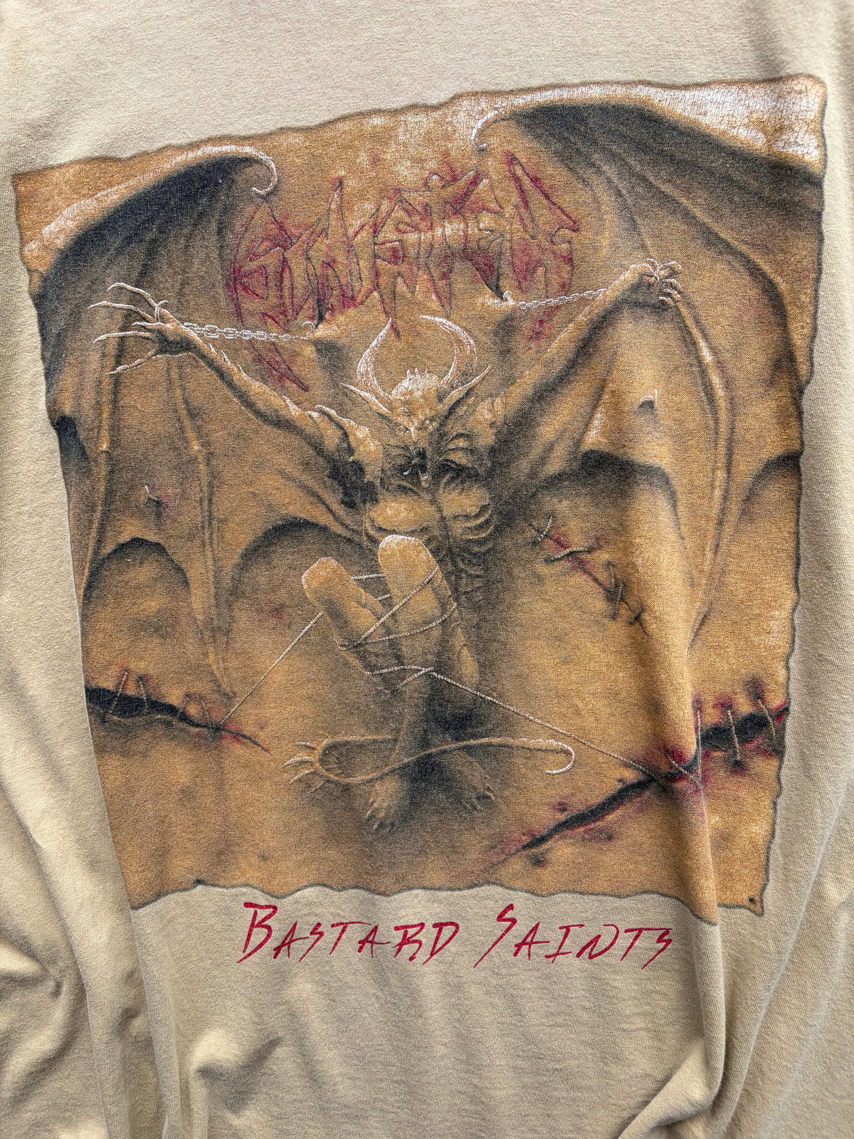 Vintage 1996 faded Single Stitch bastard Saints Size XL