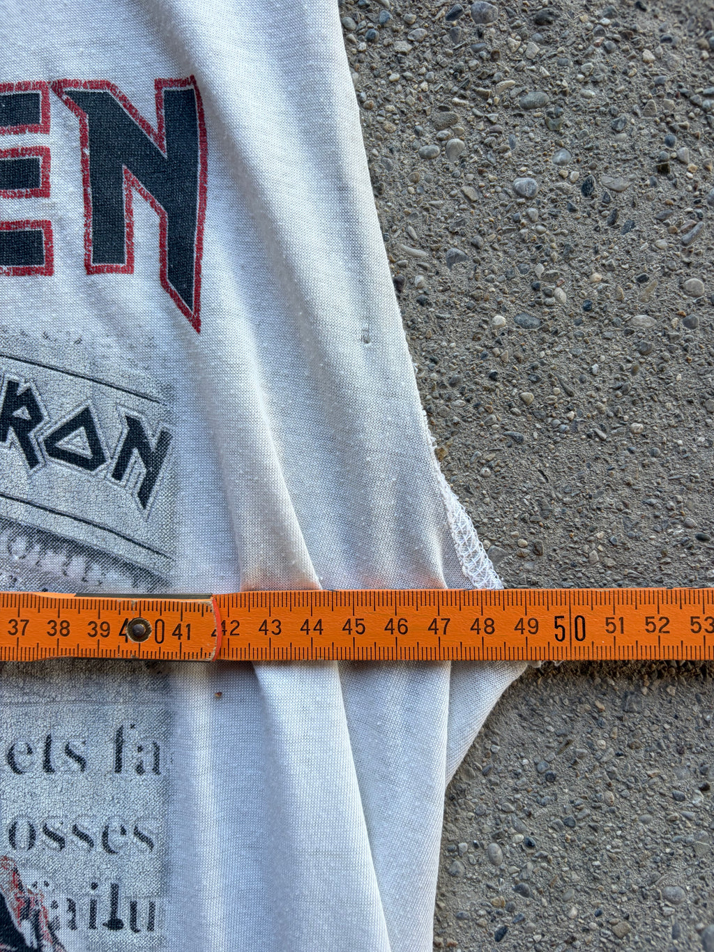 Vintage Single Stitch early 90s Iron Maiden T Shirt Size S