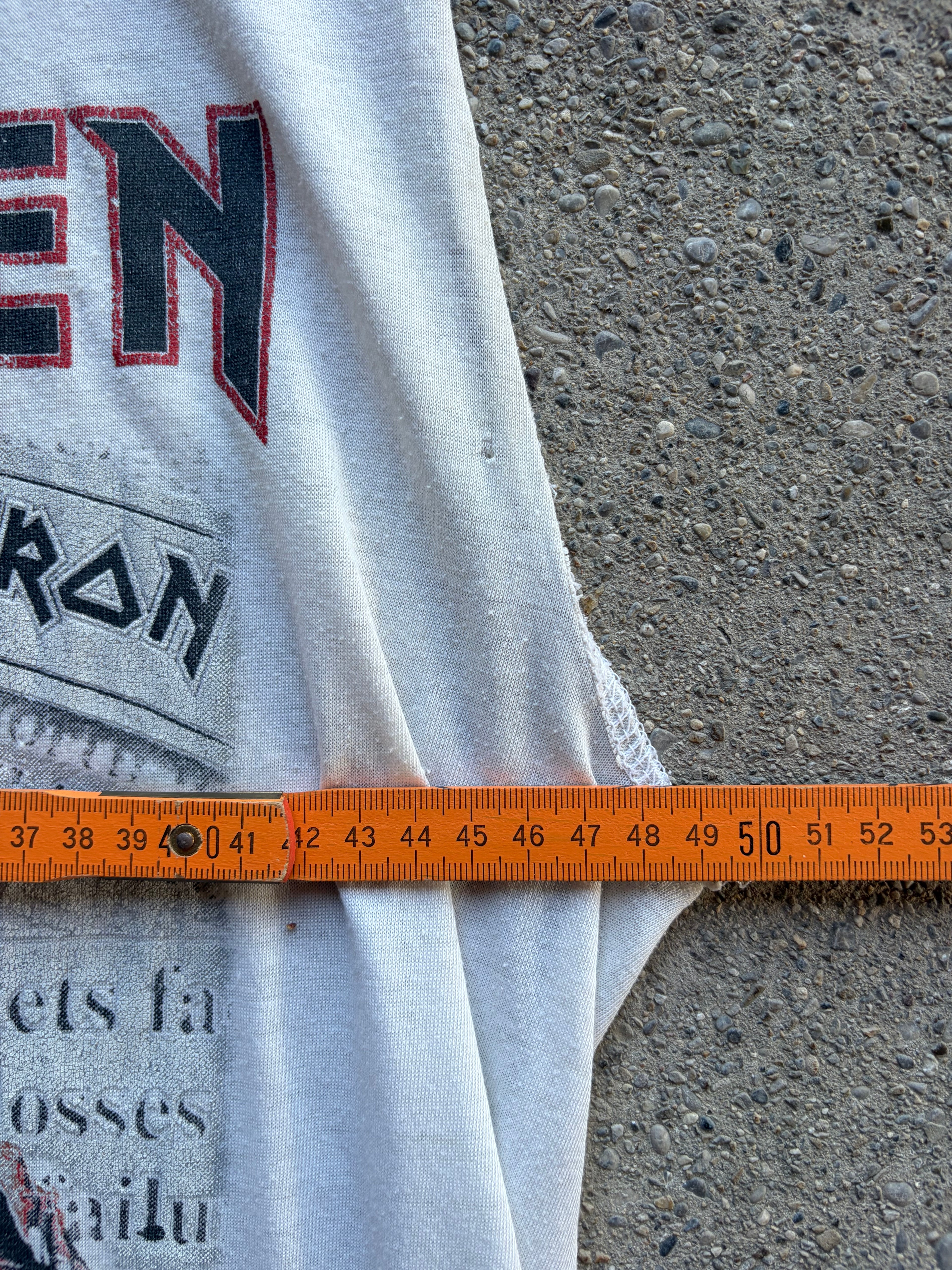 Vintage Single Stitch early 90s Iron Maiden T Shirt Size S