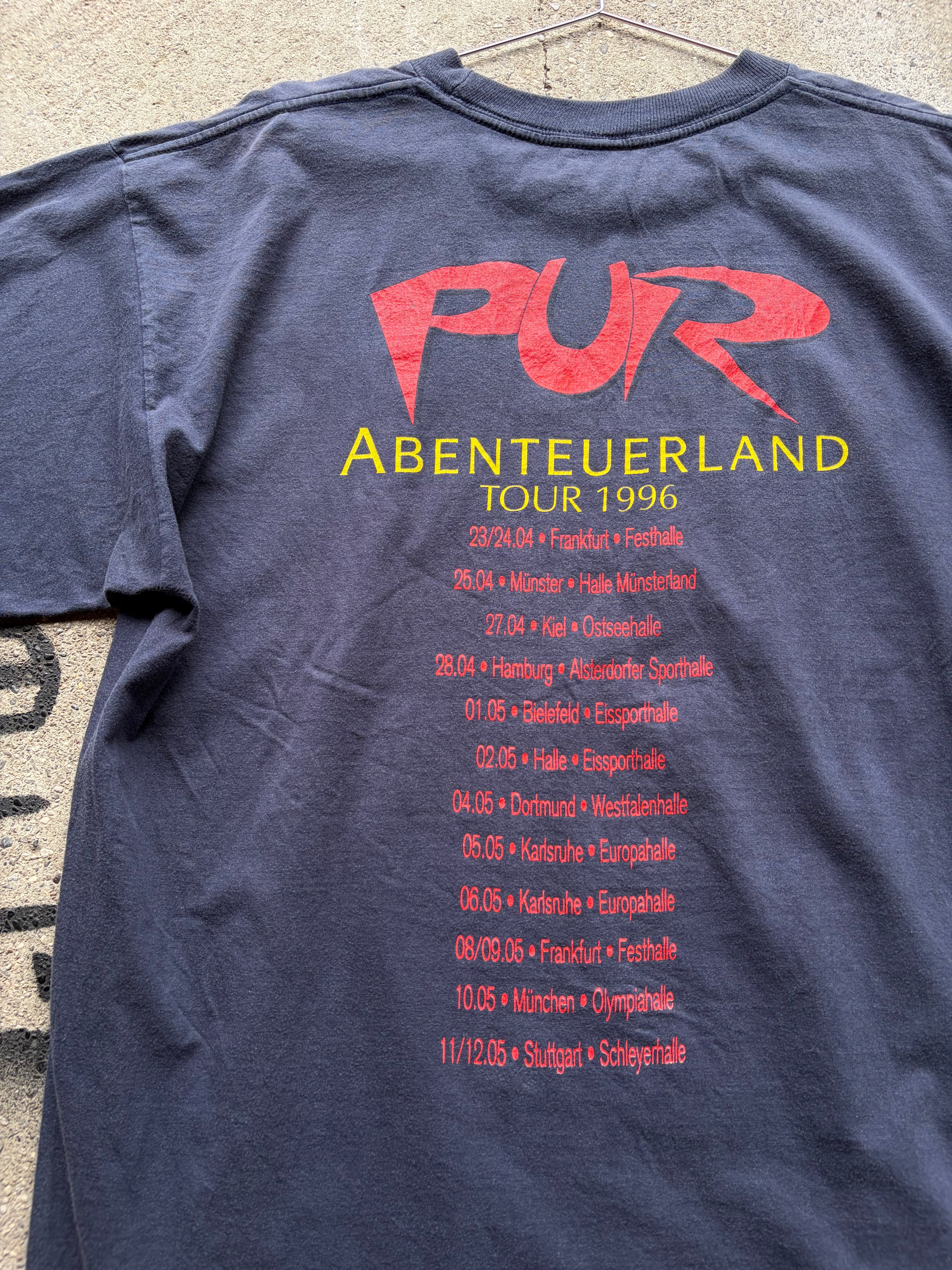 Vintage 1996 Pur Abenteuerland Tour T Shirt Size L/XL