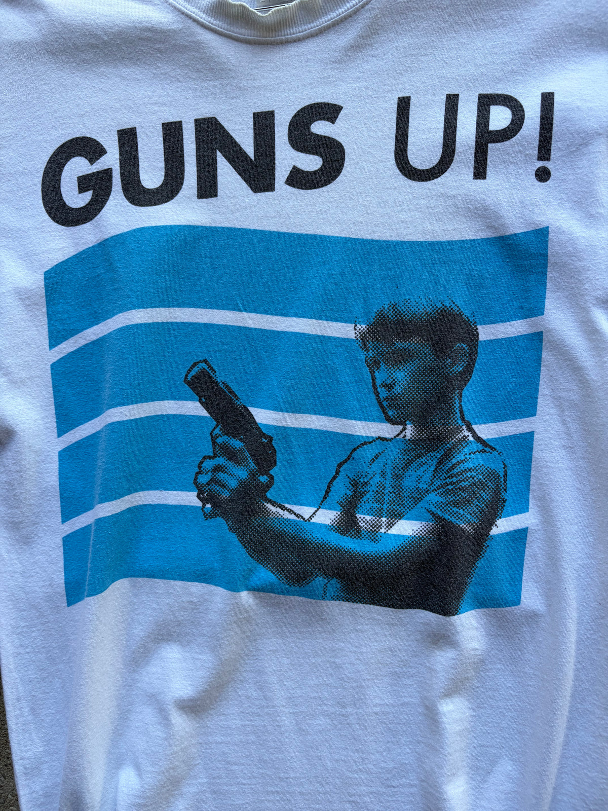 Vintage Guns up Punk Shirt Size S/M