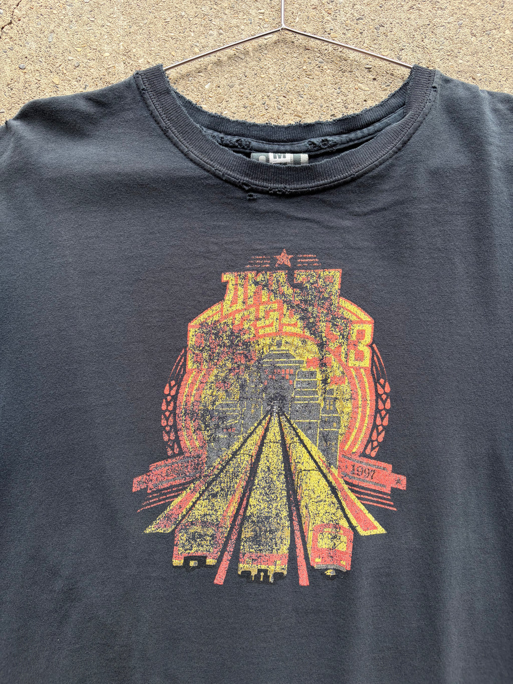 Vintage 1997 Trashed Faded Shirt Size S/M