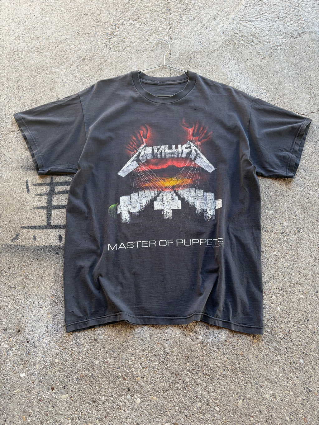 Vintage Faded Trashed Metallica Shirt Size M/L